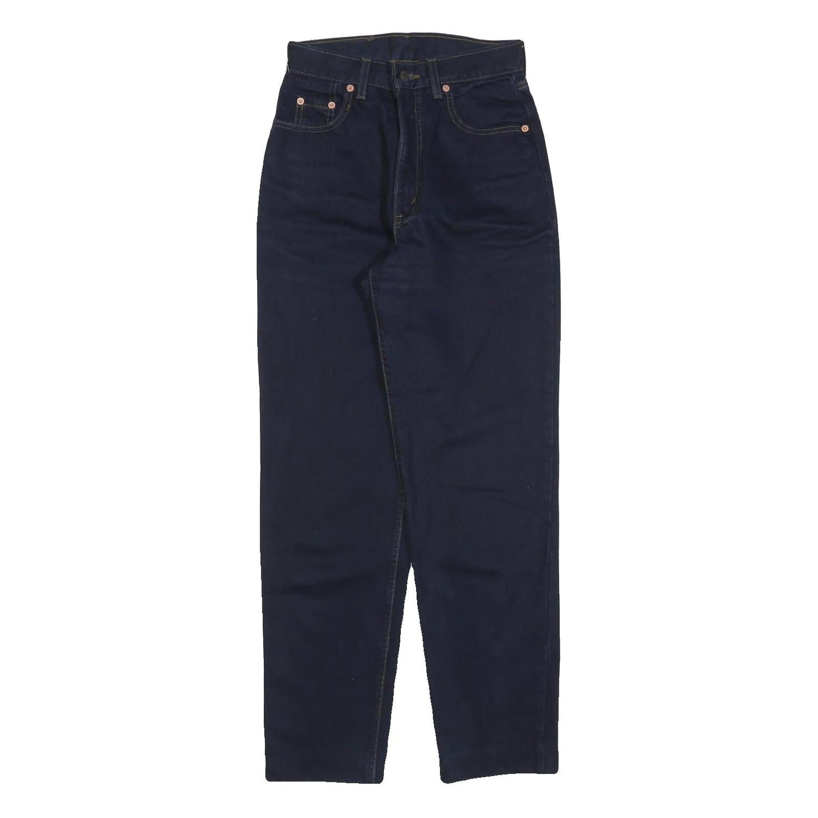 LEVI'S Womens Jeans Blue Regular Straight Denim W26 L30 Classic Cotton Blend Zip Refurbished - N/A refurbished available on Cerqular