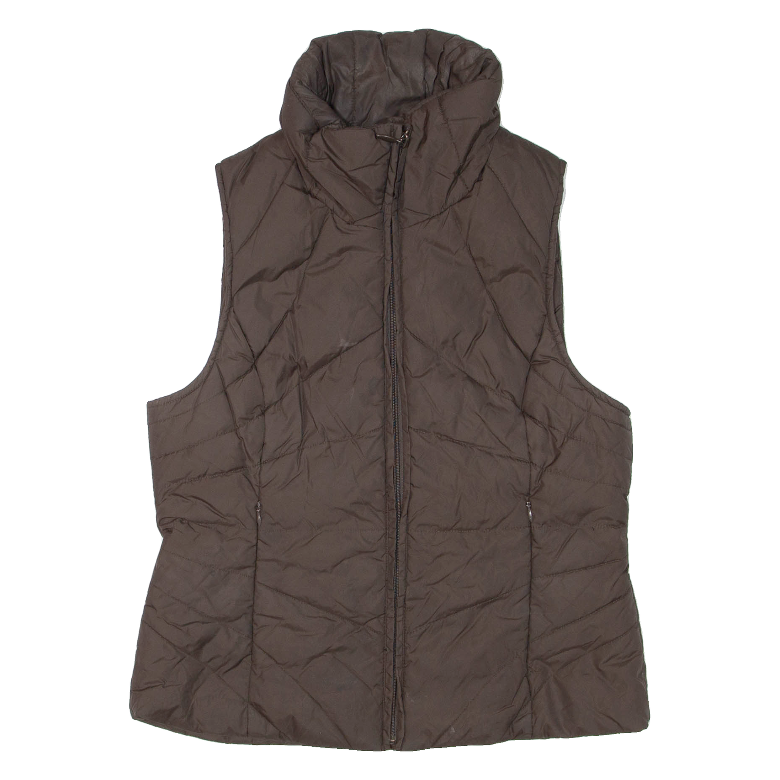 REACTION Womens Gilet Brown Nylon M Refurbished - N/A refurbished available on Cerqular