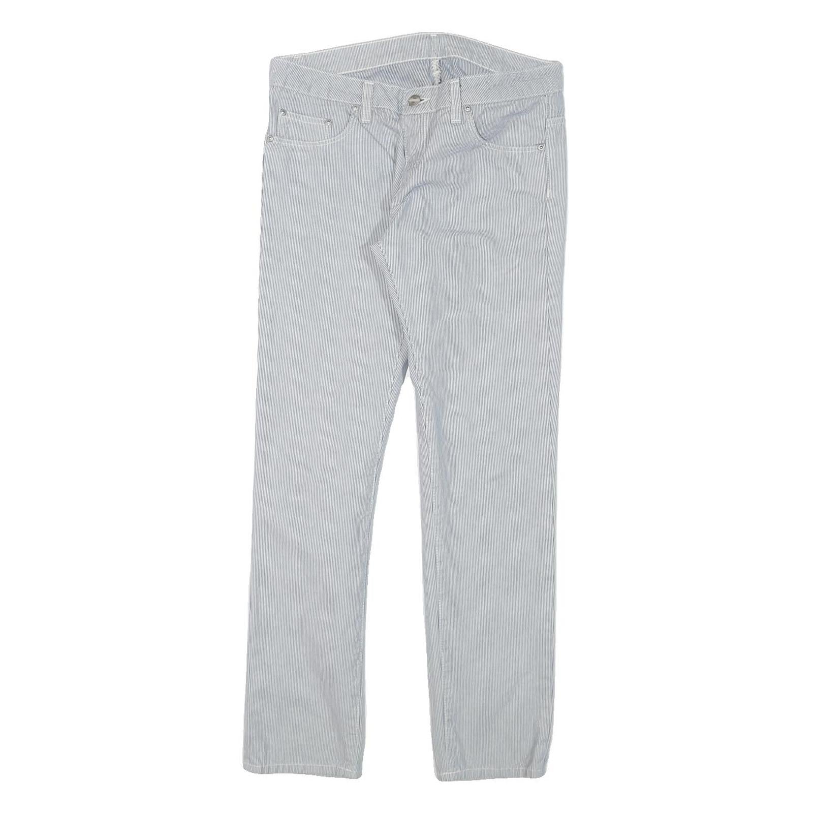CARHARTT Womens Cotton Blend Blue Slim Straight Trousers W29 L27 Casual Denim Refurbished - N/A refurbished available on Cerqular