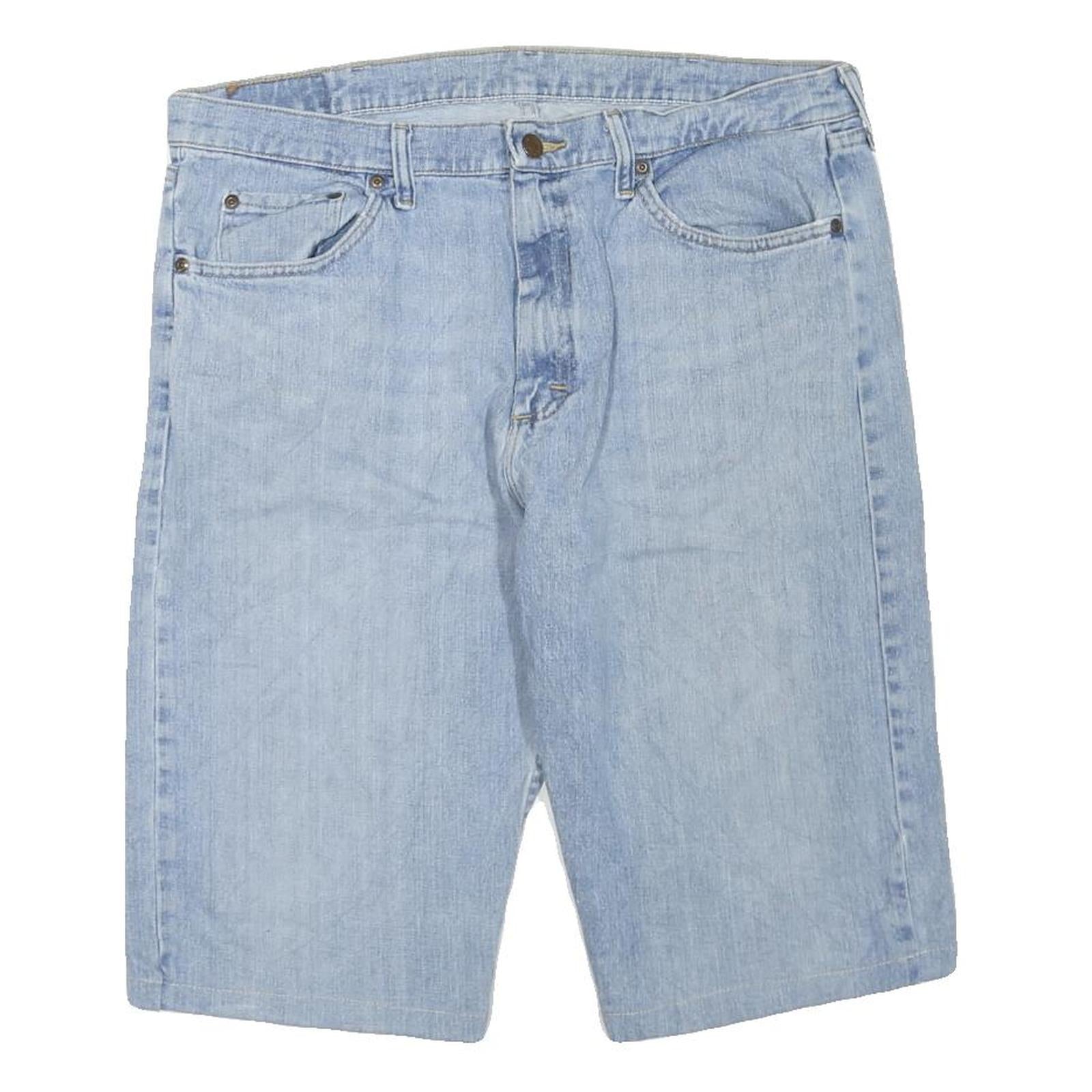 Buy WRANGLER Mens Shorts Blue Denim Casual L W36 Comfortable Cotton Blend Refurbished - $25.99 WRANGLER Mens Shorts Blue Denim Casual L W36 Comfortable Cotton Blend Refurbished - N/A refurbished available on Cerqular