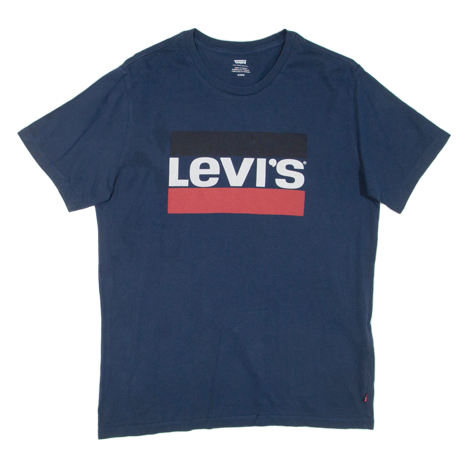 LEVI'S Mens T-Shirt Blue M Refurbished - N/A refurbished available on Cerqular