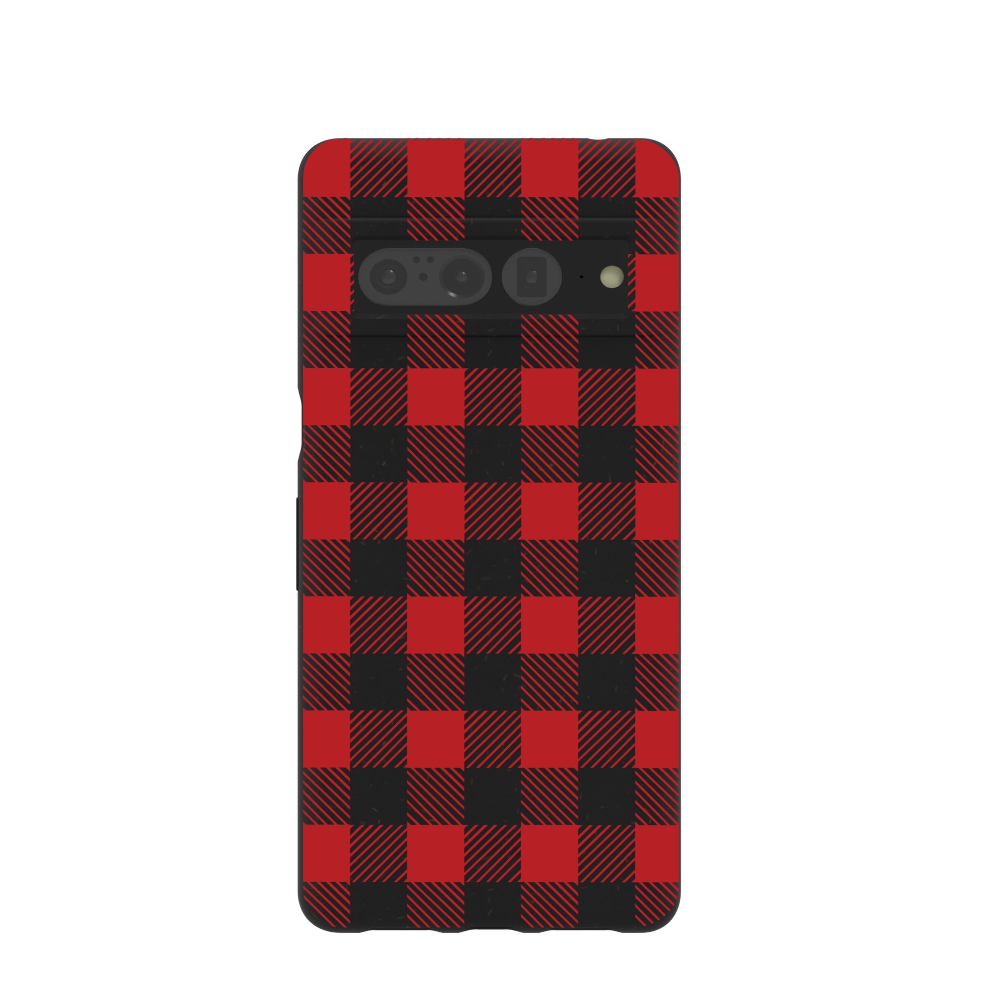 Black Flannel Google Pixel 7 Pro Case Refurbished - Pela Case refurbished available on Cerqular