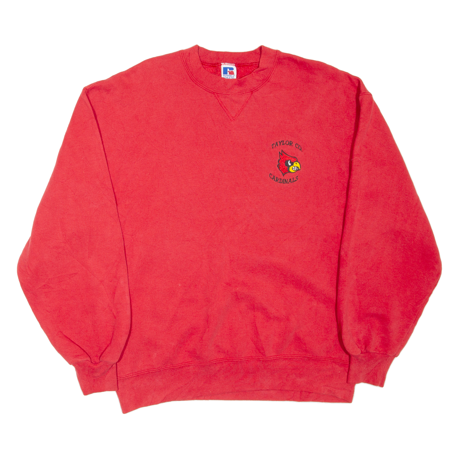 RUSSELL ATHLETIC Taylor Co. Cardinals Mens Sweatshirt Red USA L Refurbished - N/A refurbished available on Cerqular