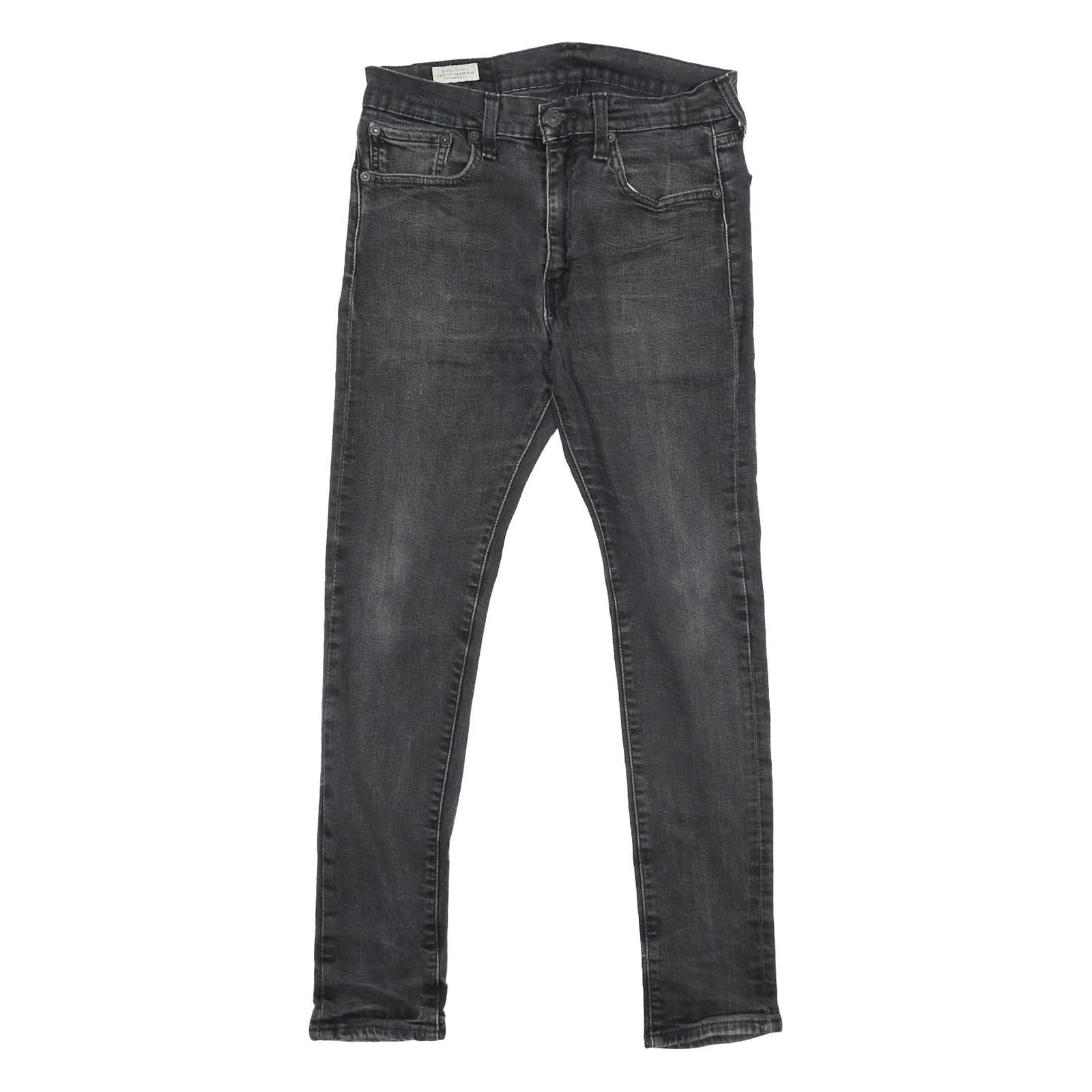 LEVI'S 519 BIG E Womens Jeans Black Slim Skinny Denim W30 L28 Classic Fit Refurbished - N/A refurbished available on Cerqular