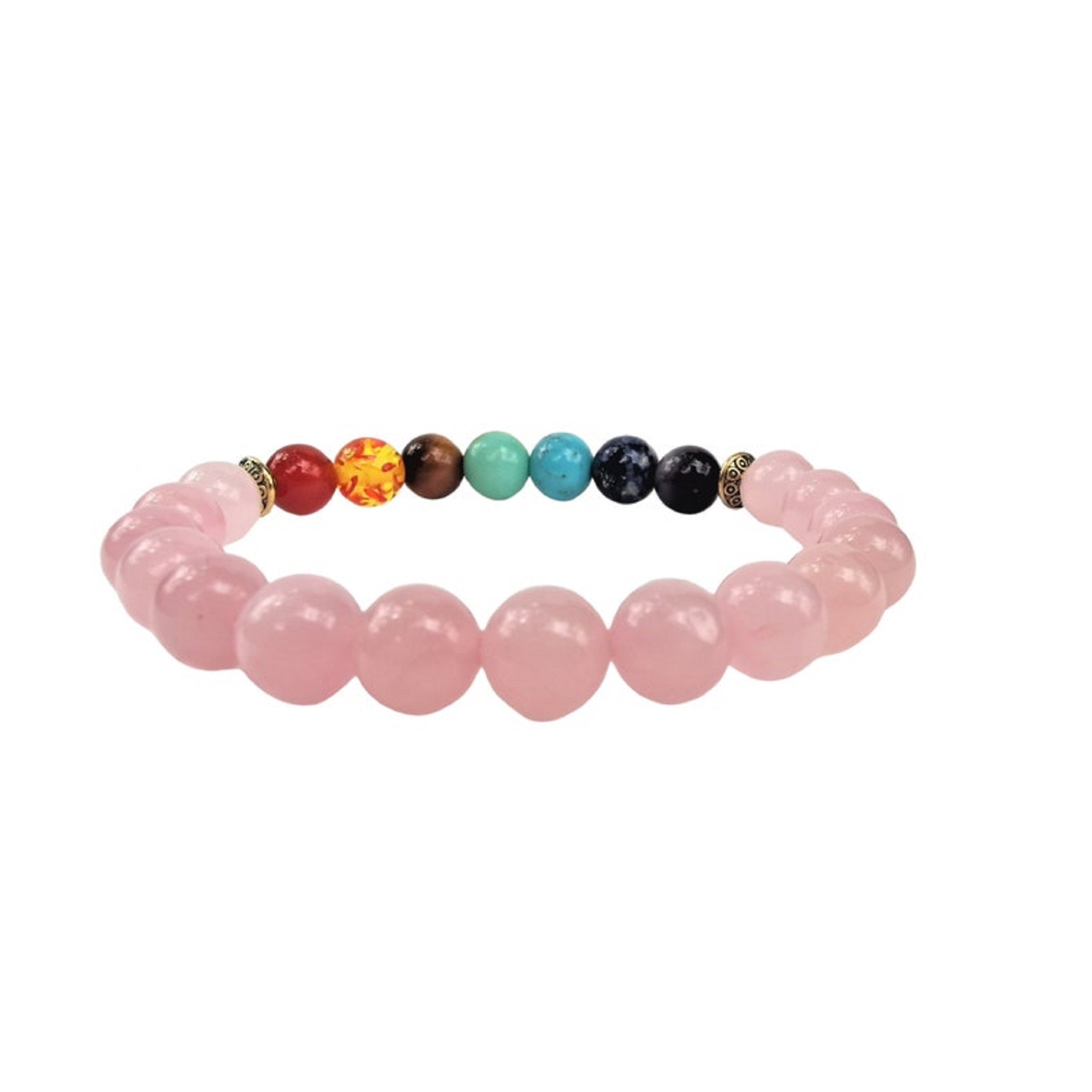 Rose Quartz Chakra Healing and Self Love Bracelet Refurbished - N/A refurbished available on Cerqular