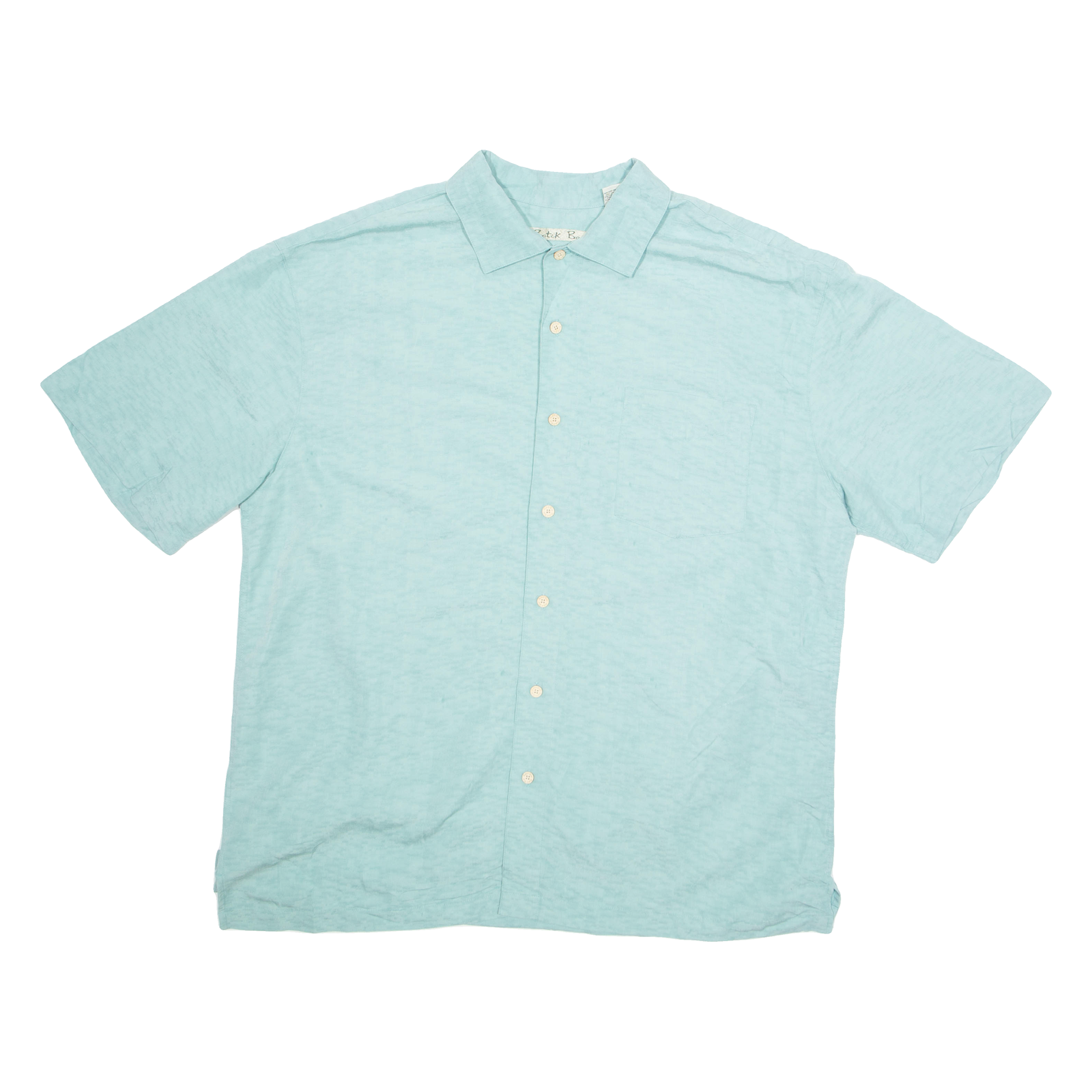 BATIK BAY Mens Plain Shirt Blue XL Refurbished - N/A refurbished available on Cerqular