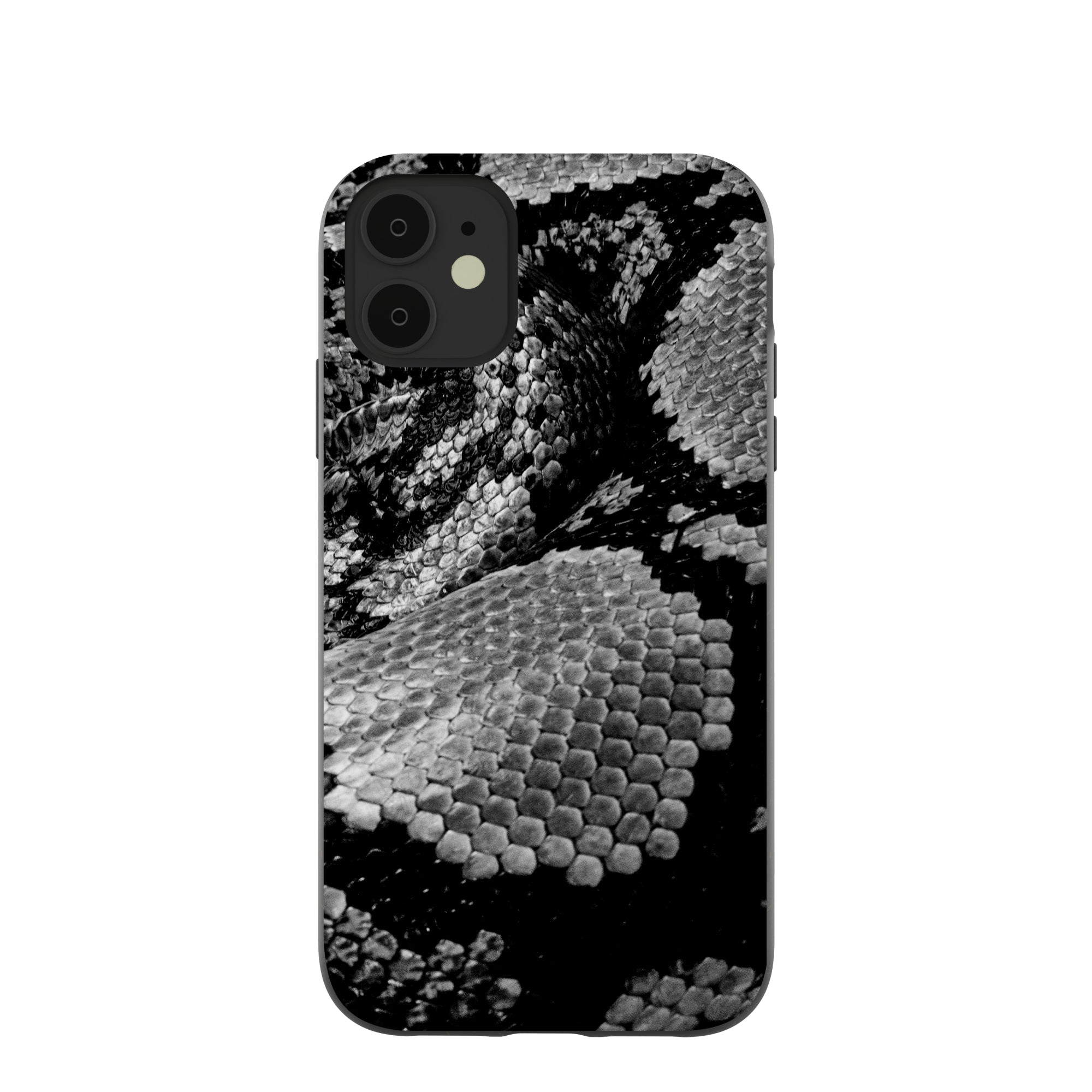 Black Snake Scale iPhone 11 Case Refurbished - Pela Case refurbished available on Cerqular