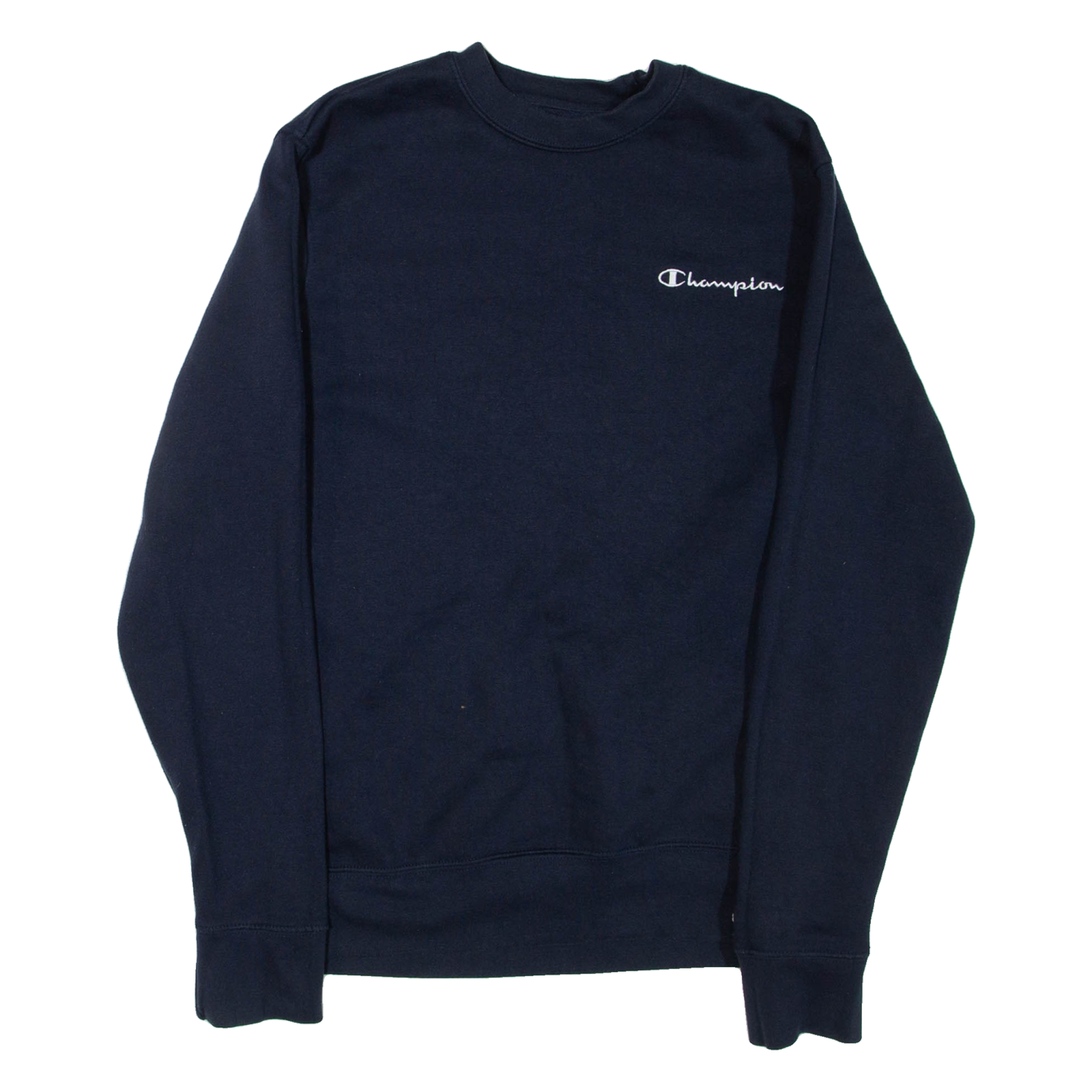 CHAMPION Womens Sweatshirt Blue Crew Neck S Refurbished - N/A refurbished available on Cerqular