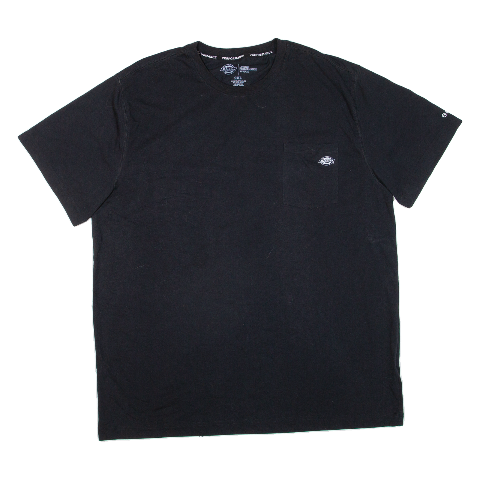 DICKIES Mens T-Shirt Black 2XL Refurbished - N/A refurbished available on Cerqular