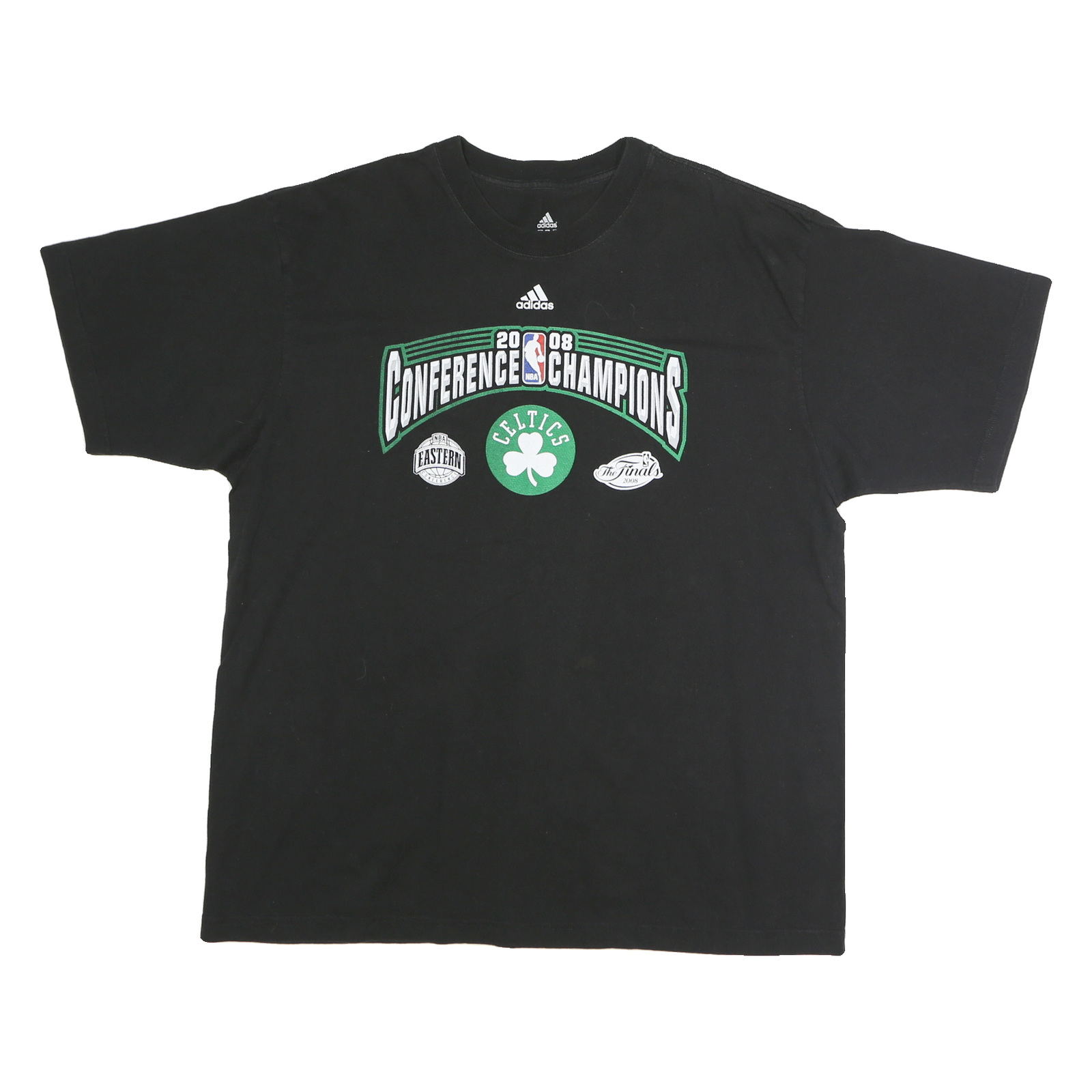 Buy ADIDAS Mens Black Conference Champions Cotton T-Shirt XL Short Sleeve Crew Neck Refurbished - $14.29 ADIDAS Mens Black Conference Champions Cotton T-Shirt XL Short Sleeve Crew Neck Refurbished - N/A refurbished available on Cerqular