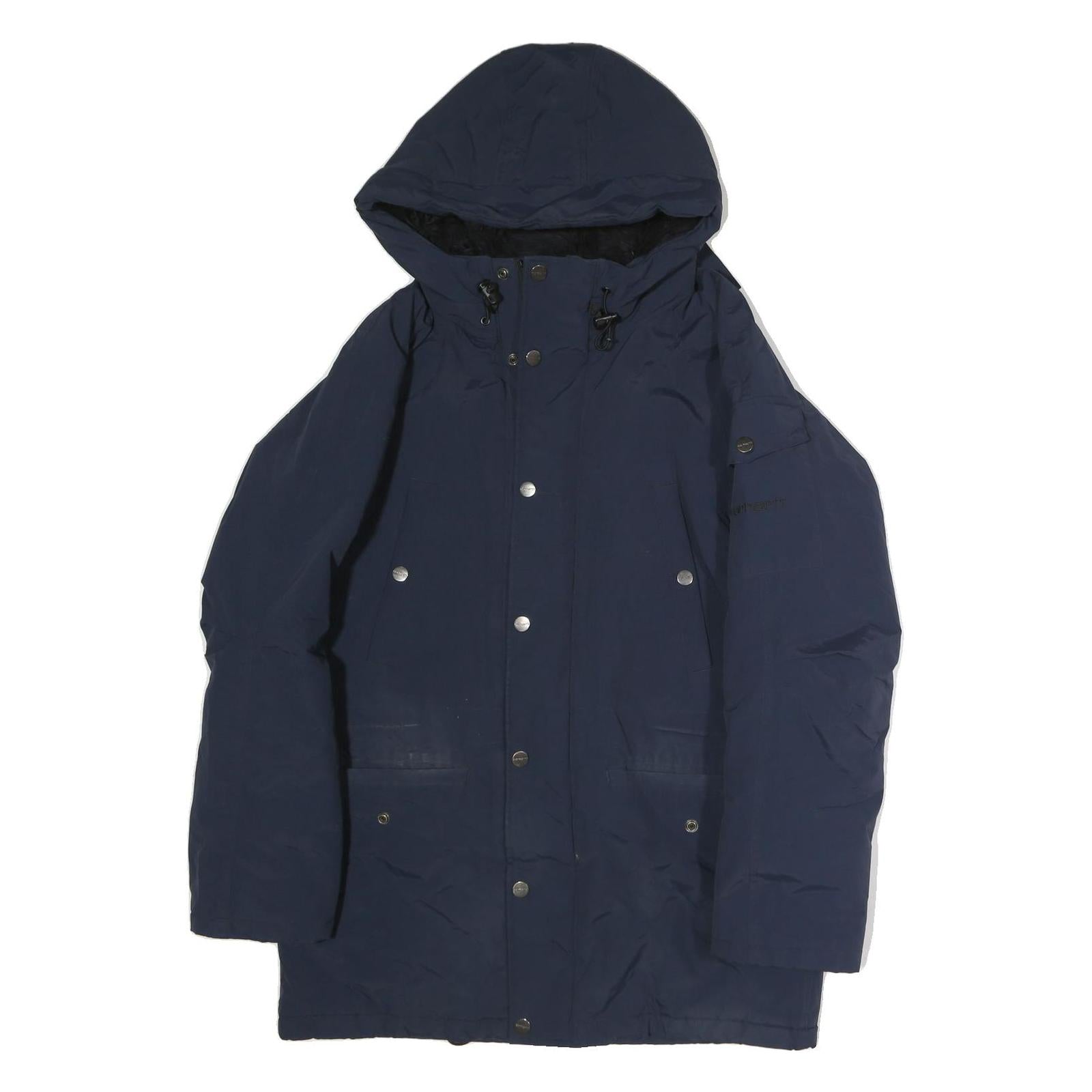Buy CARHARTT Mens Blue Cotton Hooded Jacket M Zip Plain Workwear Casual Refurbished - $97.49 CARHARTT Mens Blue Cotton Hooded Jacket M Zip Plain Workwear Casual Refurbished - N/A refurbished available on Cerqular