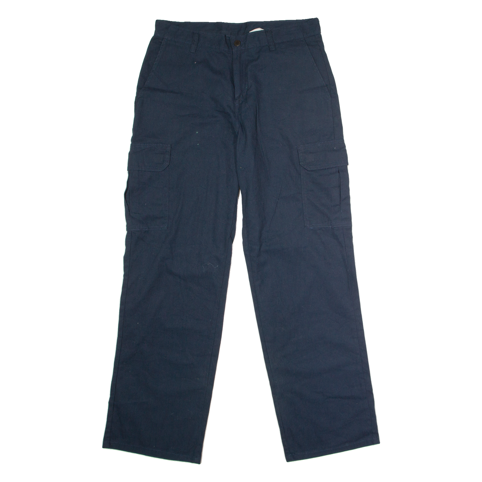 DICKIES Workwear Cargo Mens Trousers Blue Regular Straight W32 L32 Refurbished - N/A refurbished available on Cerqular