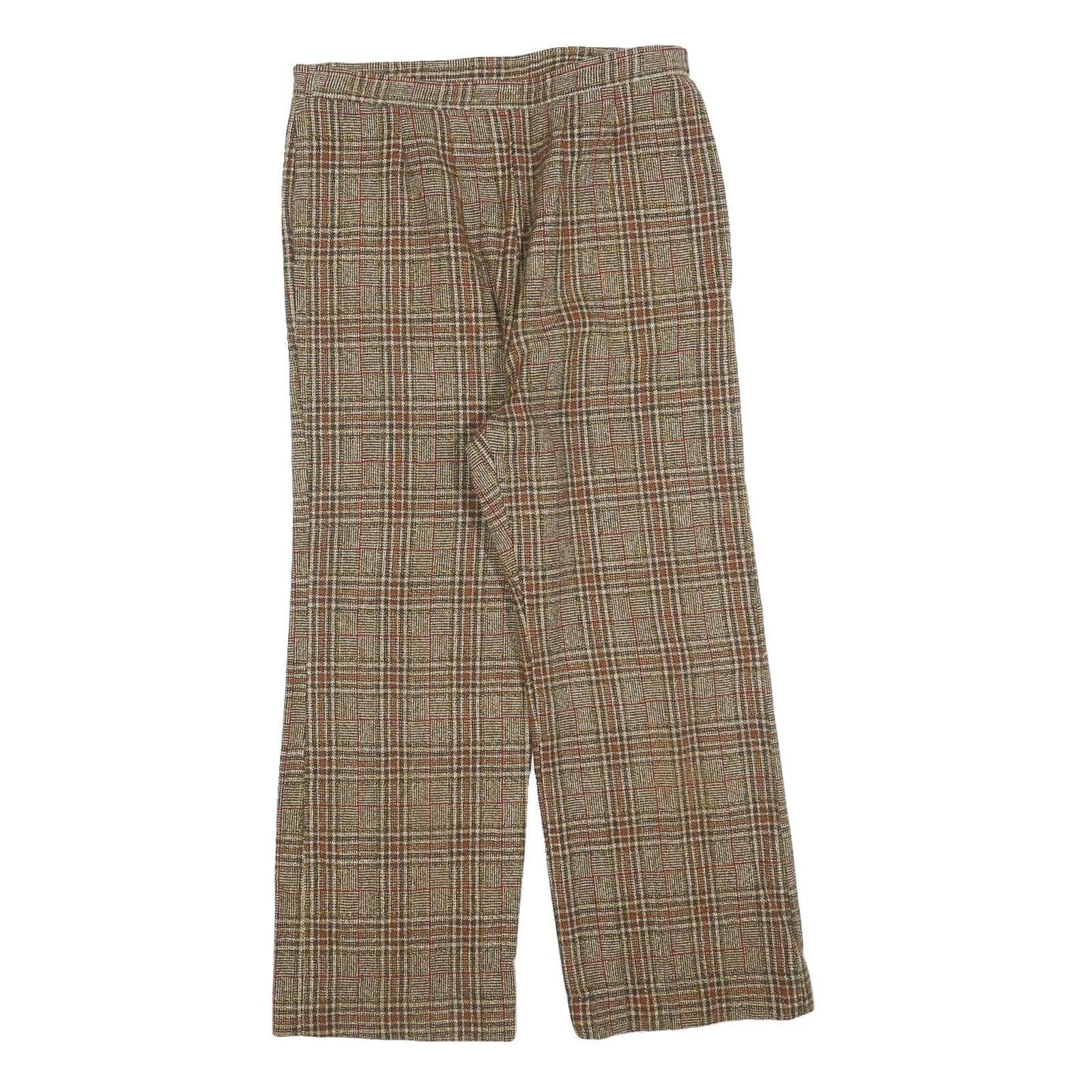 Buy Womens Regular Fit Checked Zip Trousers W30 L24 Brown Beige Classic Pattern Refurbished - $16.89 Womens Regular Fit Checked Zip Trousers W30 L24 Brown Beige Classic Pattern Refurbished - N/A refurbished available on Cerqular