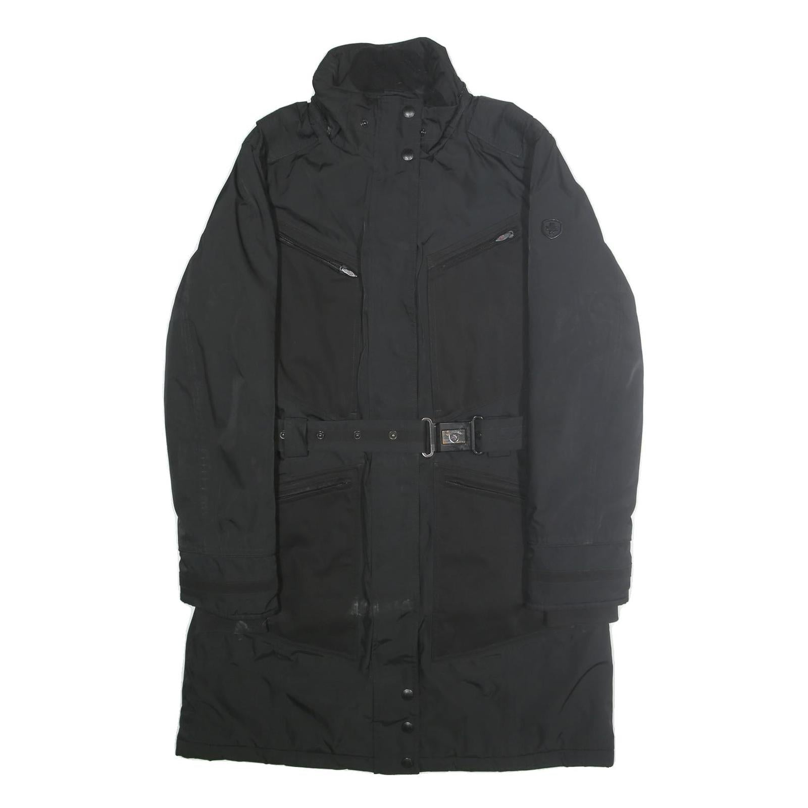 WELLENSTEYN Womens Black Jacket M Polyester Blend Zip Classic Outerwear Refurbished - N/A refurbished available on Cerqular