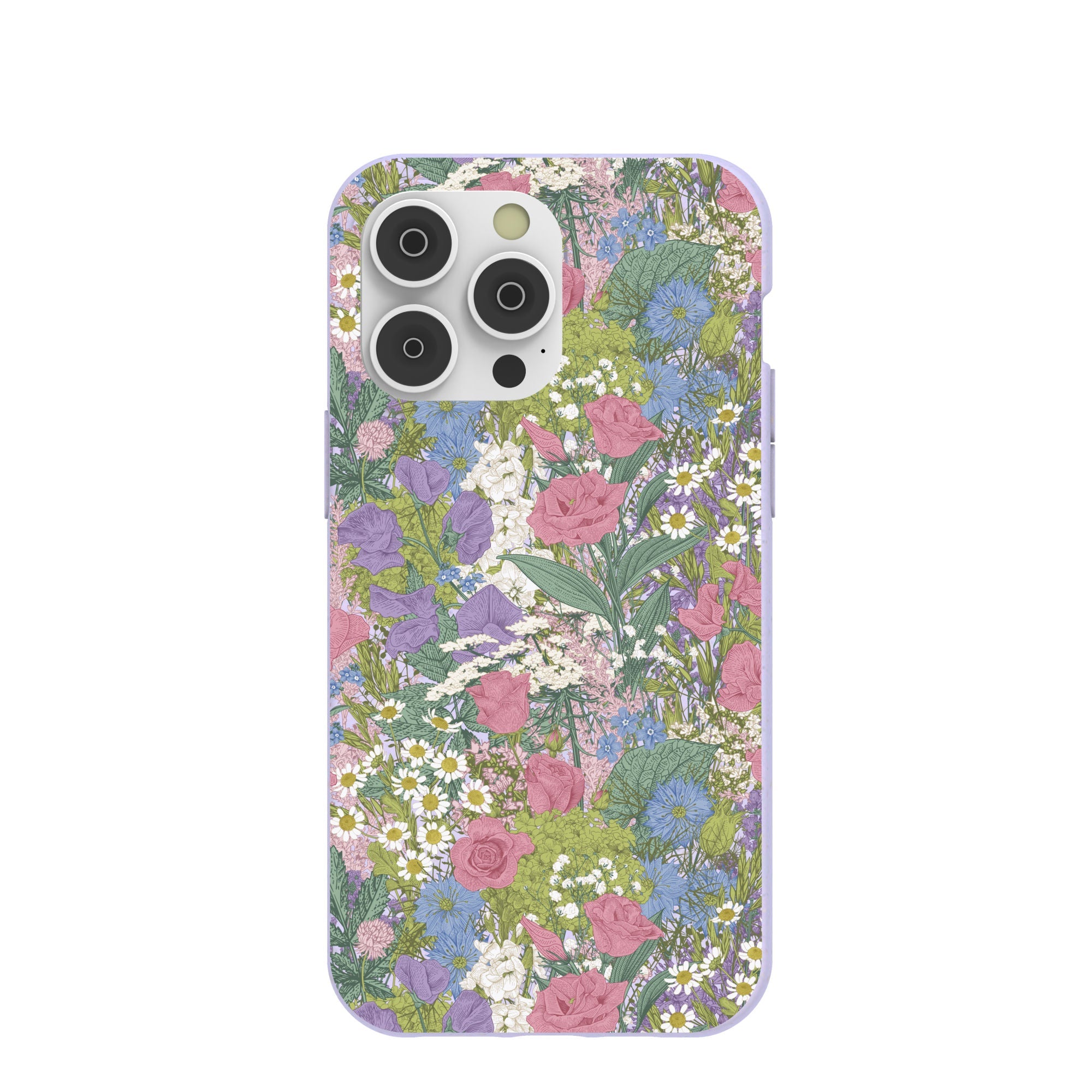 Lavender Pastel fields iPhone 14 Pro Max Case Refurbished - Pela Case refurbished available on Cerqular