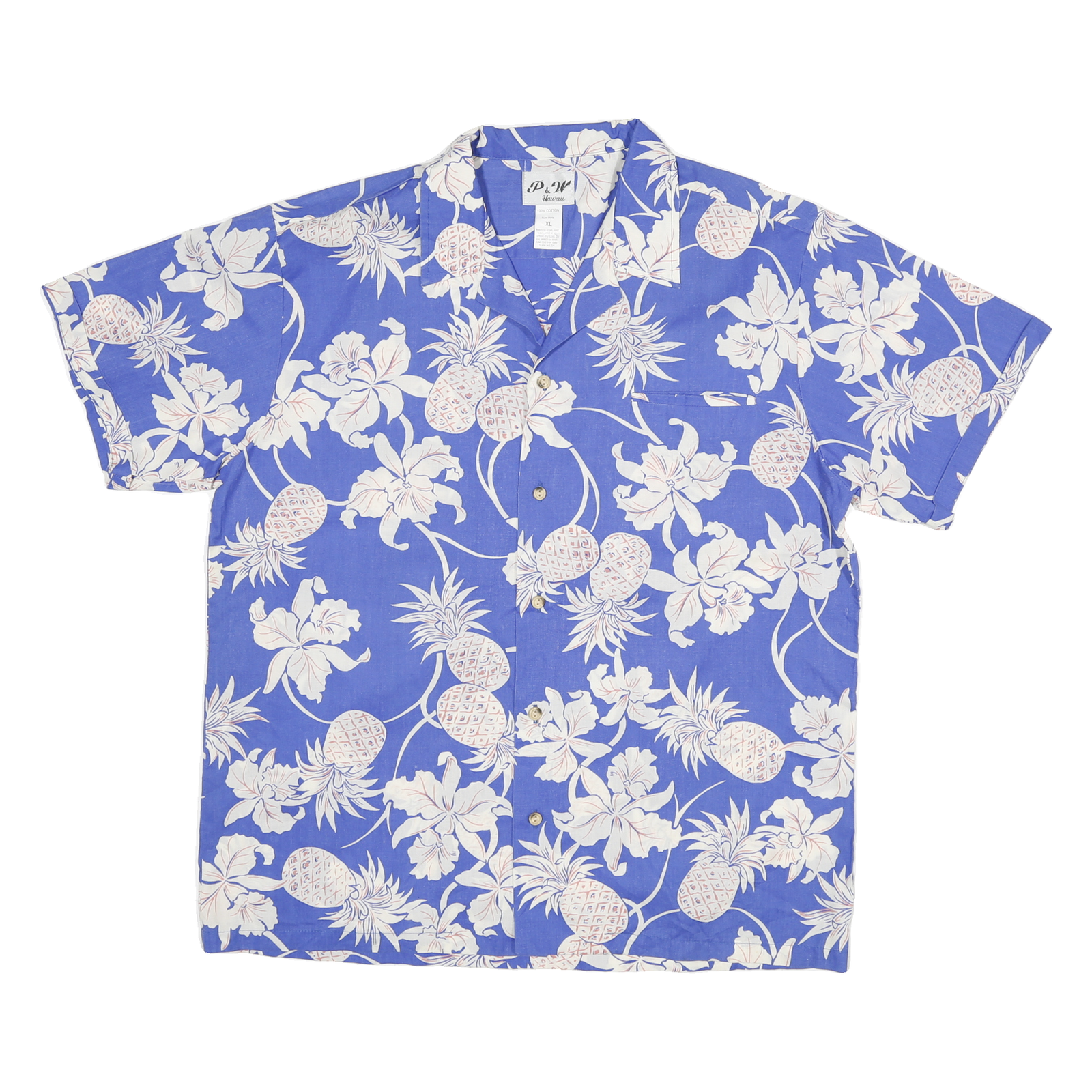Buy P&W Mens Blue White Floral Button Jacket XL Cotton Hawaiian Print Summer Refurbished - $29.89 P&W Mens Blue White Floral Button Jacket XL Cotton Hawaiian Print Summer Refurbished - N/A refurbished available on Cerqular