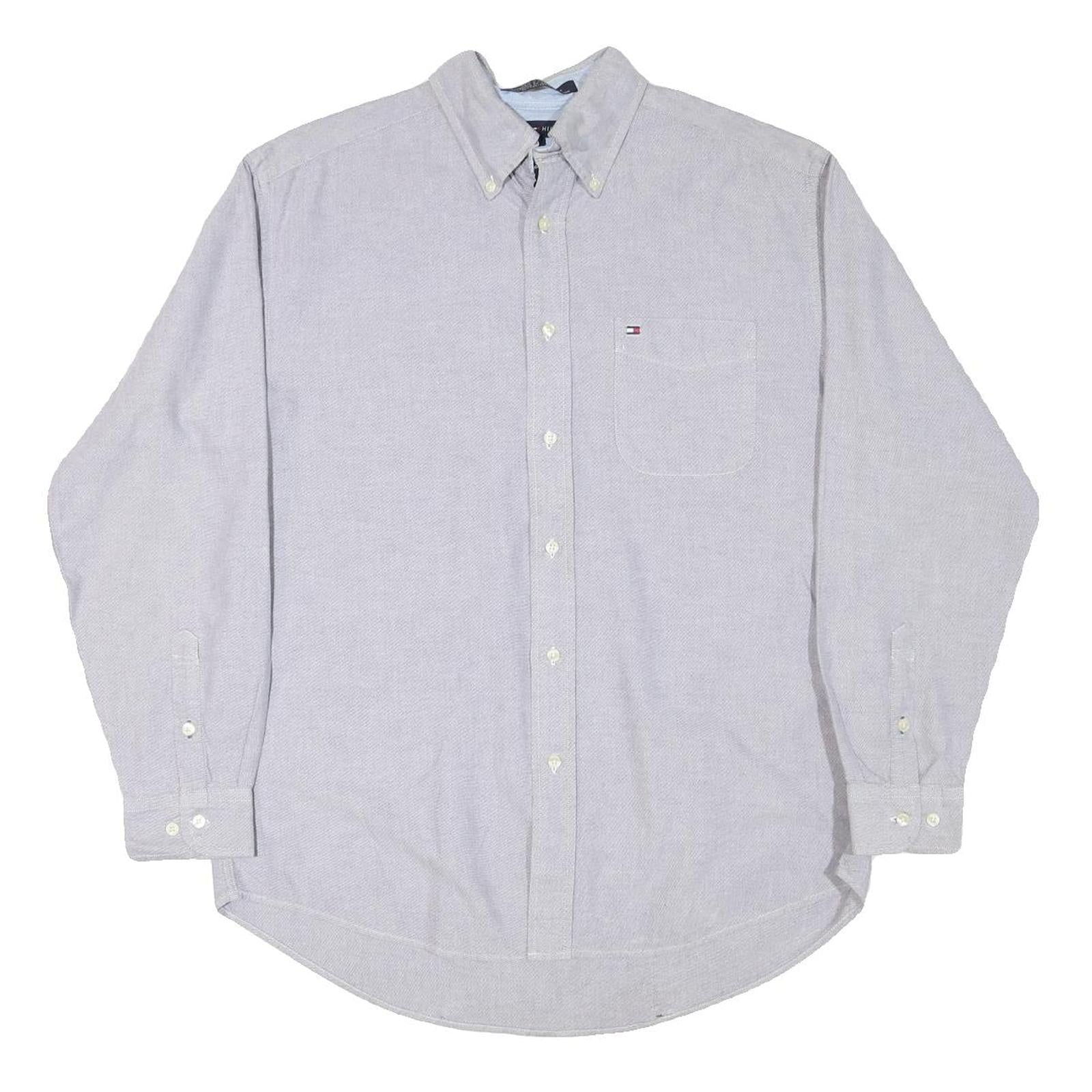 Buy TOMMY HILFIGER Mens Grey Plain Shirt M Button-Down Collar Long Sleeve Casual Refurbished - $35.09 TOMMY HILFIGER Mens Grey Plain Shirt M Button-Down Collar Long Sleeve Casual Refurbished - N/A refurbished available on Cerqular