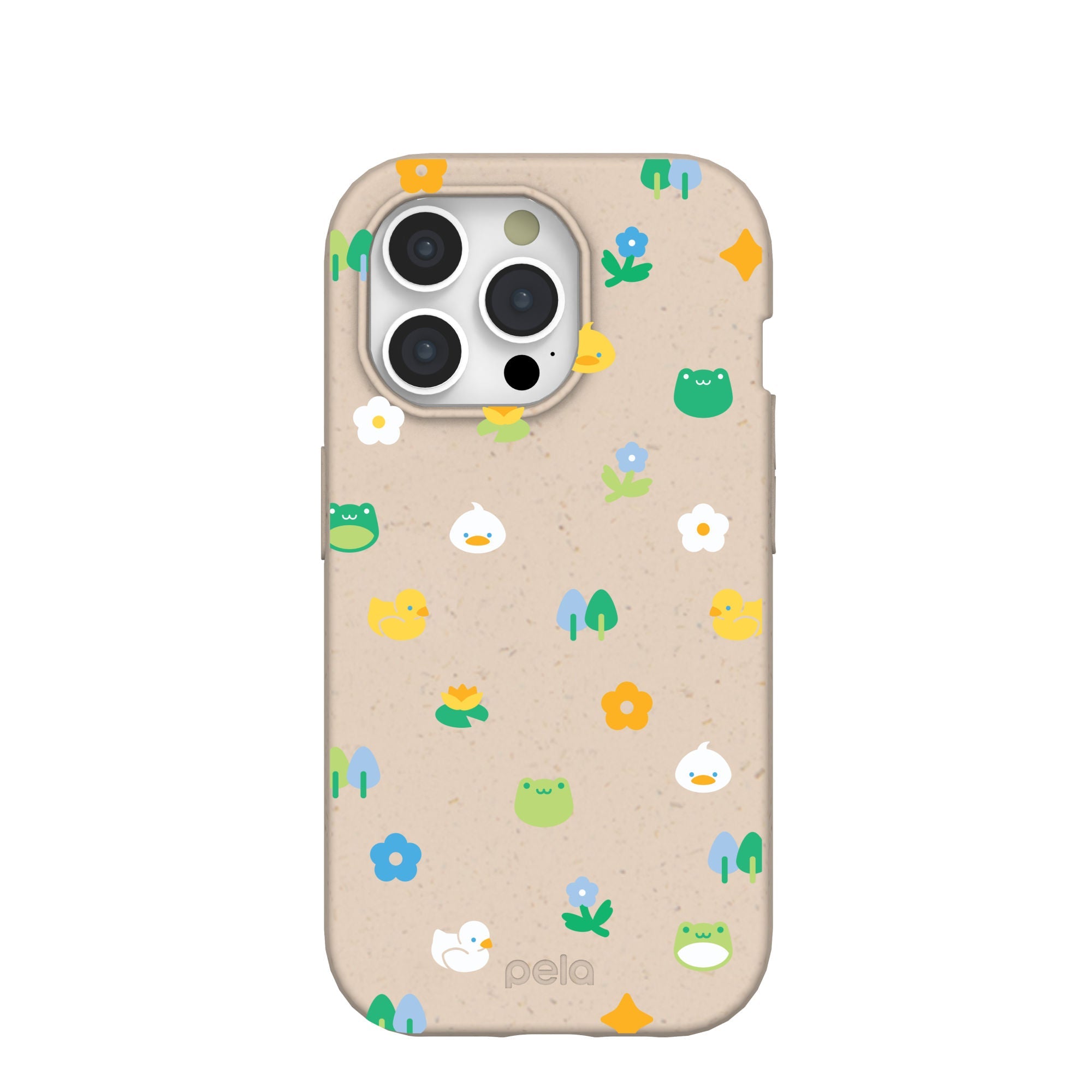 Seashell Merry Medley iPhone 15 Pro Case Refurbished - Pela Case refurbished available on Cerqular