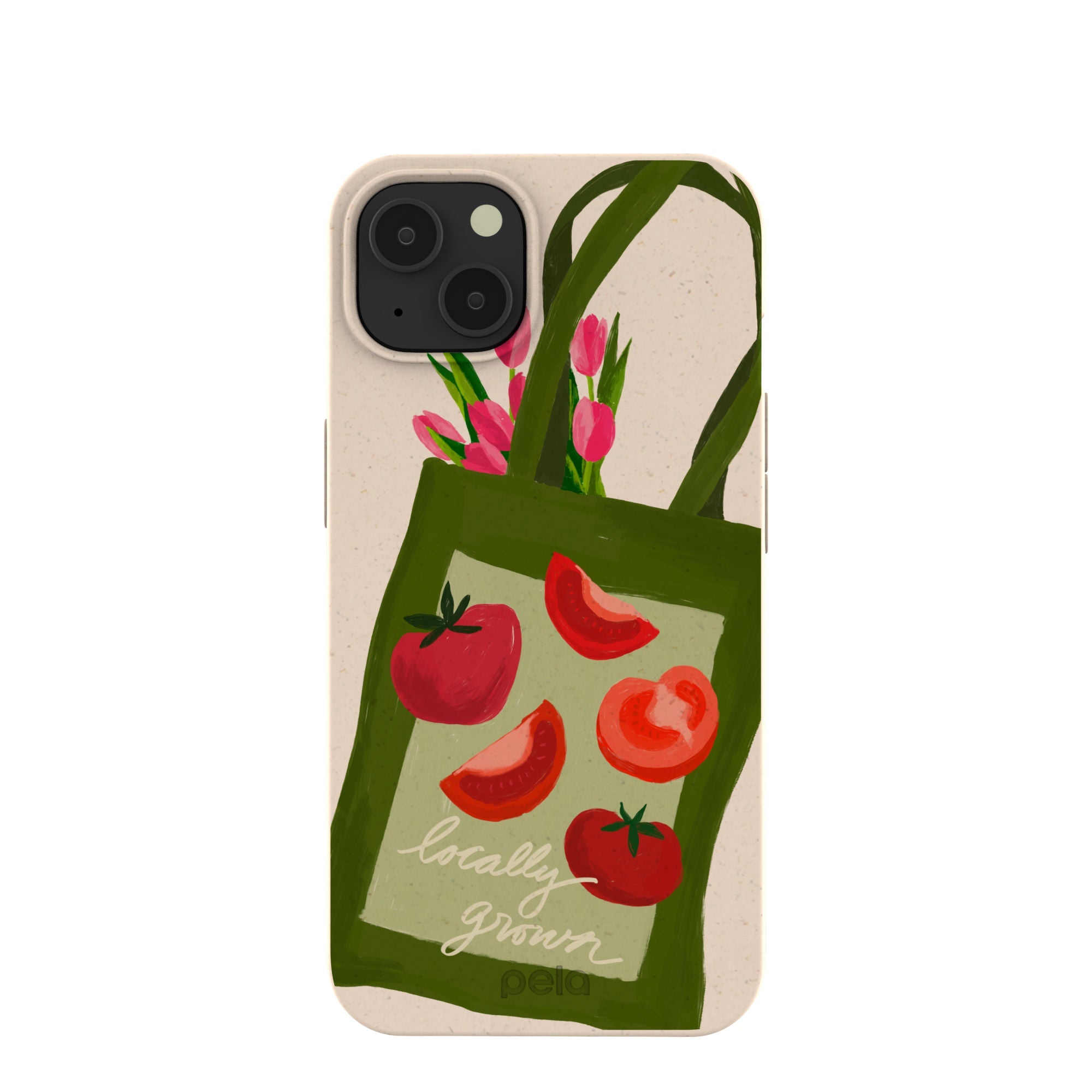 Seashell Market Tote iPhone 13 Case Refurbished - Pela Case refurbished available on Cerqular