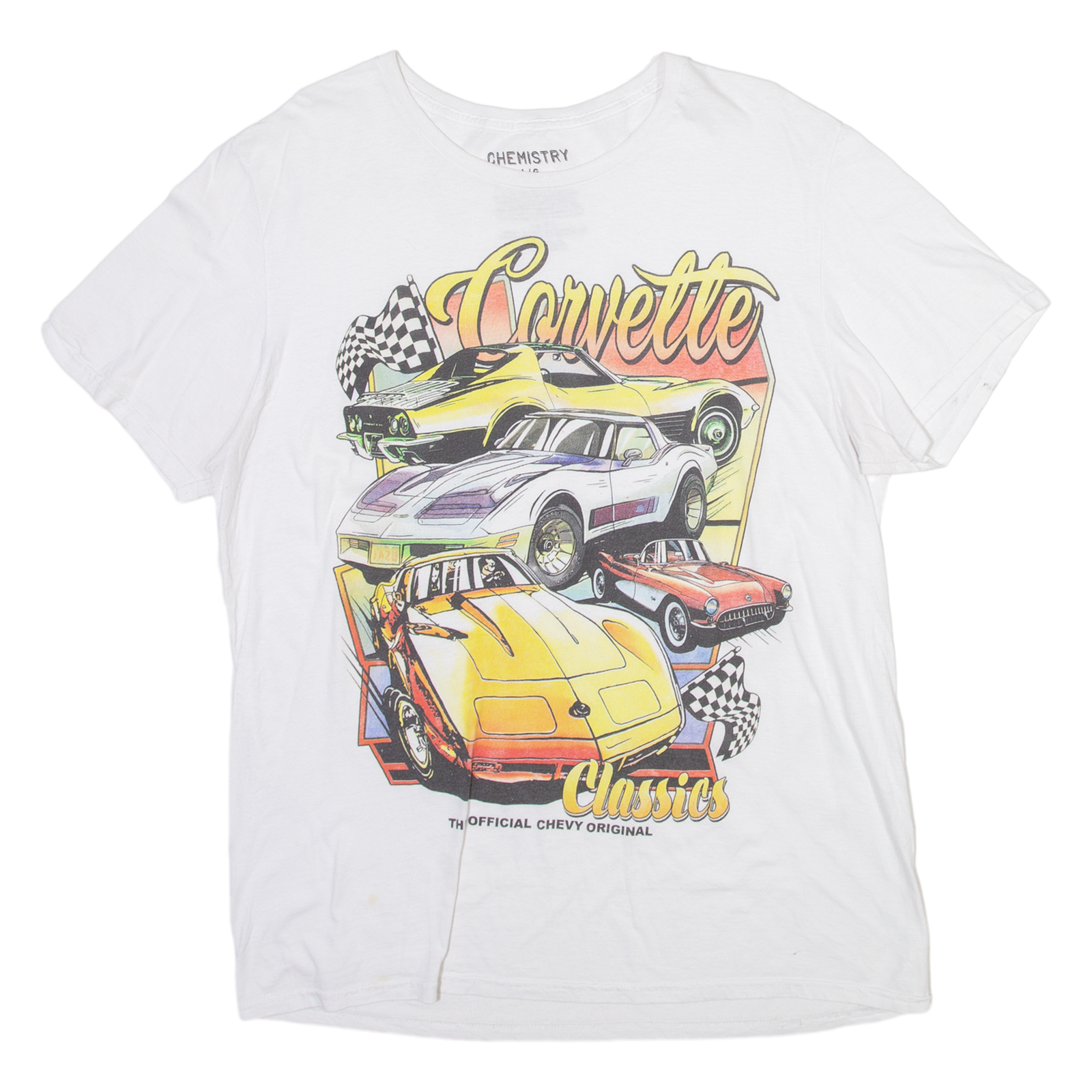 Buy CHEMISTRY Racing Mens T-Shirt White L Refurbished - $15.59 CHEMISTRY Racing Mens T-Shirt White L Refurbished - N/A refurbished available on Cerqular