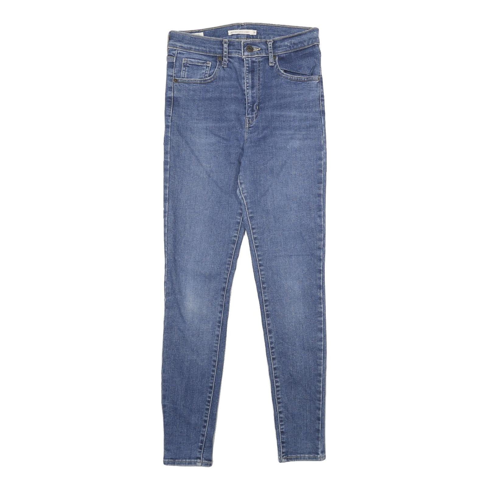 LEVI'S Mile High Super Skinny Big E Womens Jeans Blue Slim Skinny Denim W28 L30 Refurbished - N/A refurbished available on Cerqular