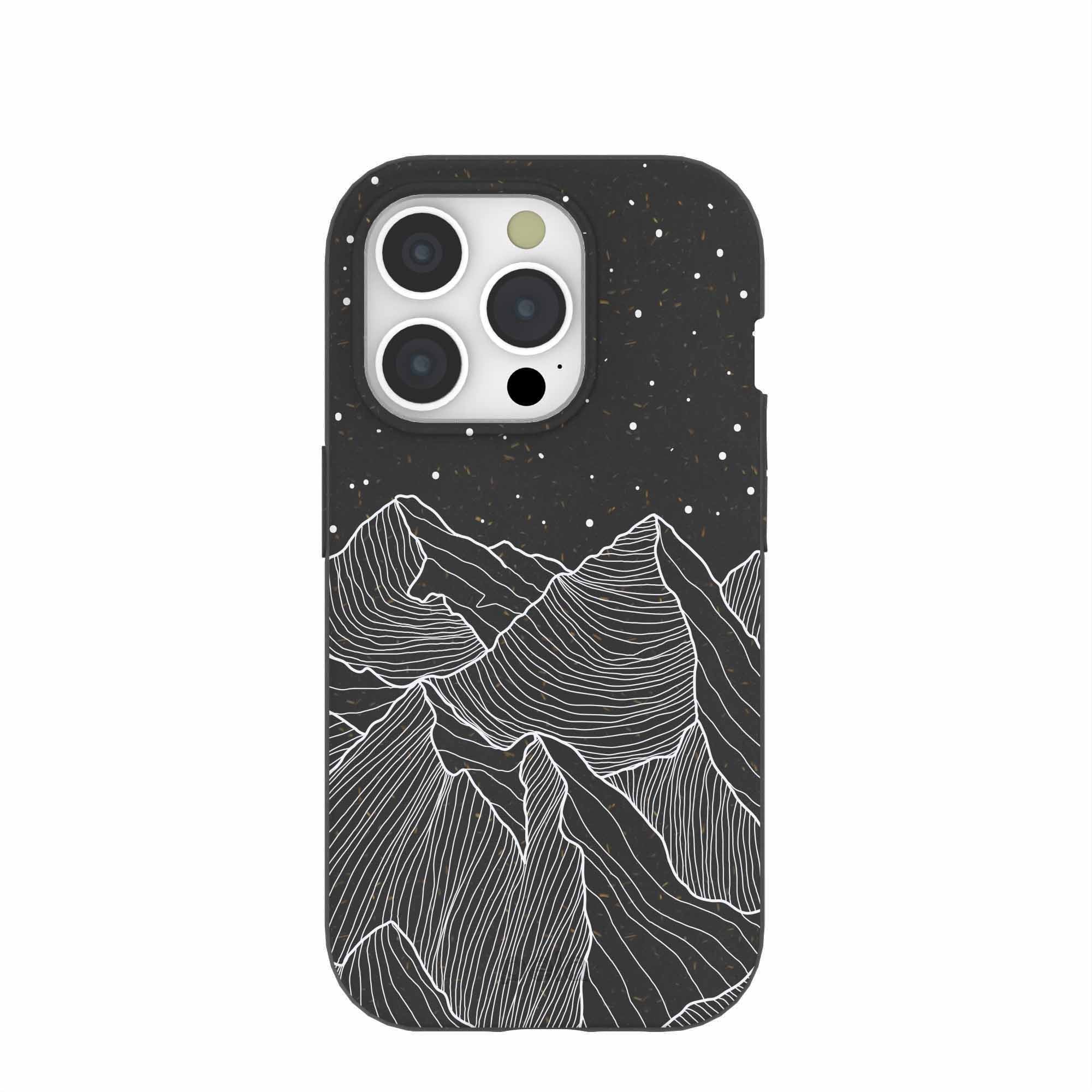 Black Night Panorama iPhone 15 Pro Case Refurbished - Pela Case refurbished available on Cerqular