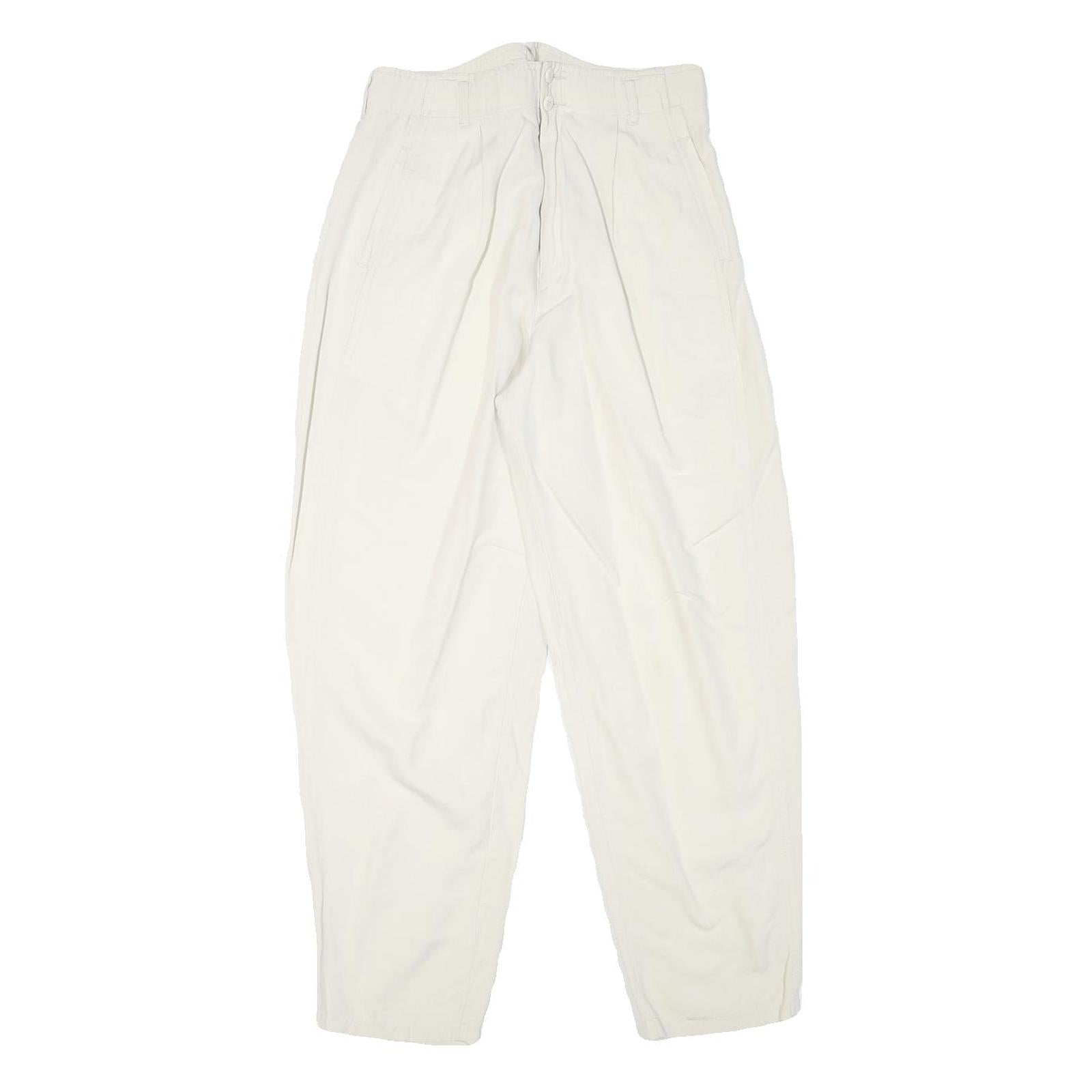 Buy CHEEHS Mens Linen Blend White Relaxed Trousers Zip W28 L27 Casual Summer Wear Refurbished - $20.79 CHEEHS Mens Linen Blend White Relaxed Trousers Zip W28 L27 Casual Summer Wear Refurbished - N/A refurbished available on Cerqular