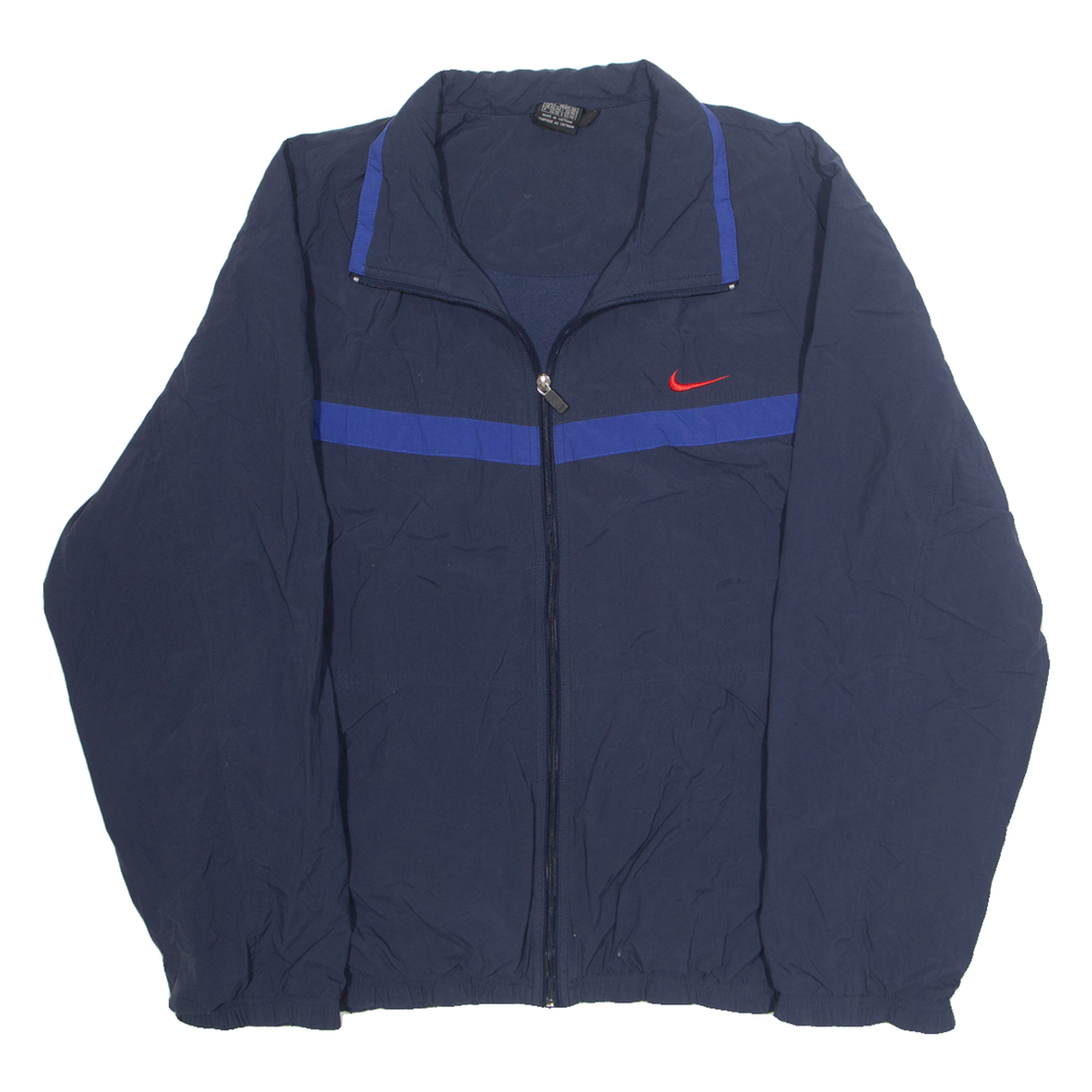 NIKE Mens Track Jacket Blue L Refurbished - N/A refurbished available on Cerqular