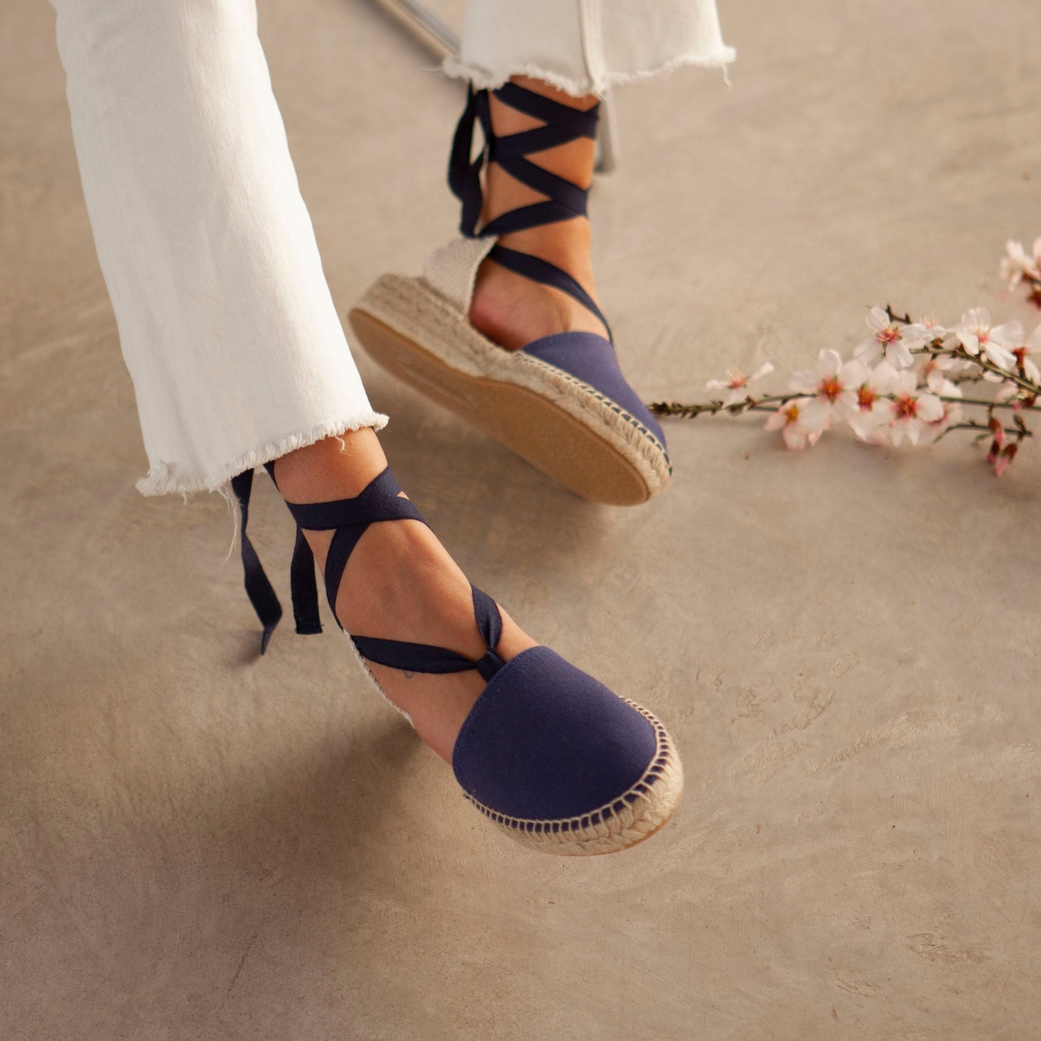 Buy Tamarita Eco Canvas Vegan Espadrille Wedges - Navy | Select Size: 8 US (39EU) | Color: Navy Blue Refurbished - $125.95 Tamarita Eco Canvas Vegan Espadrille Wedges - Navy | Select Size: 8 US (39EU) | Color: Navy Blue Refurbished - N/A refurbished available on Cerqular