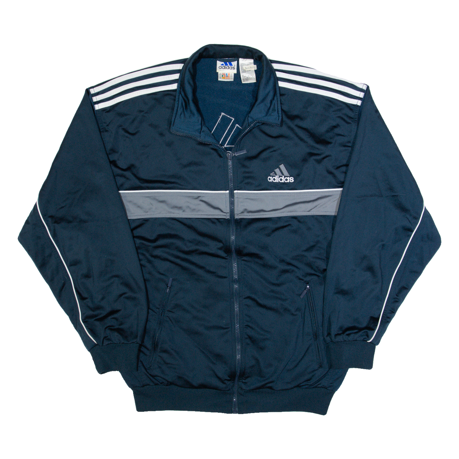 ADIDAS Mens Track Jacket Blue L Refurbished - N/A refurbished available on Cerqular