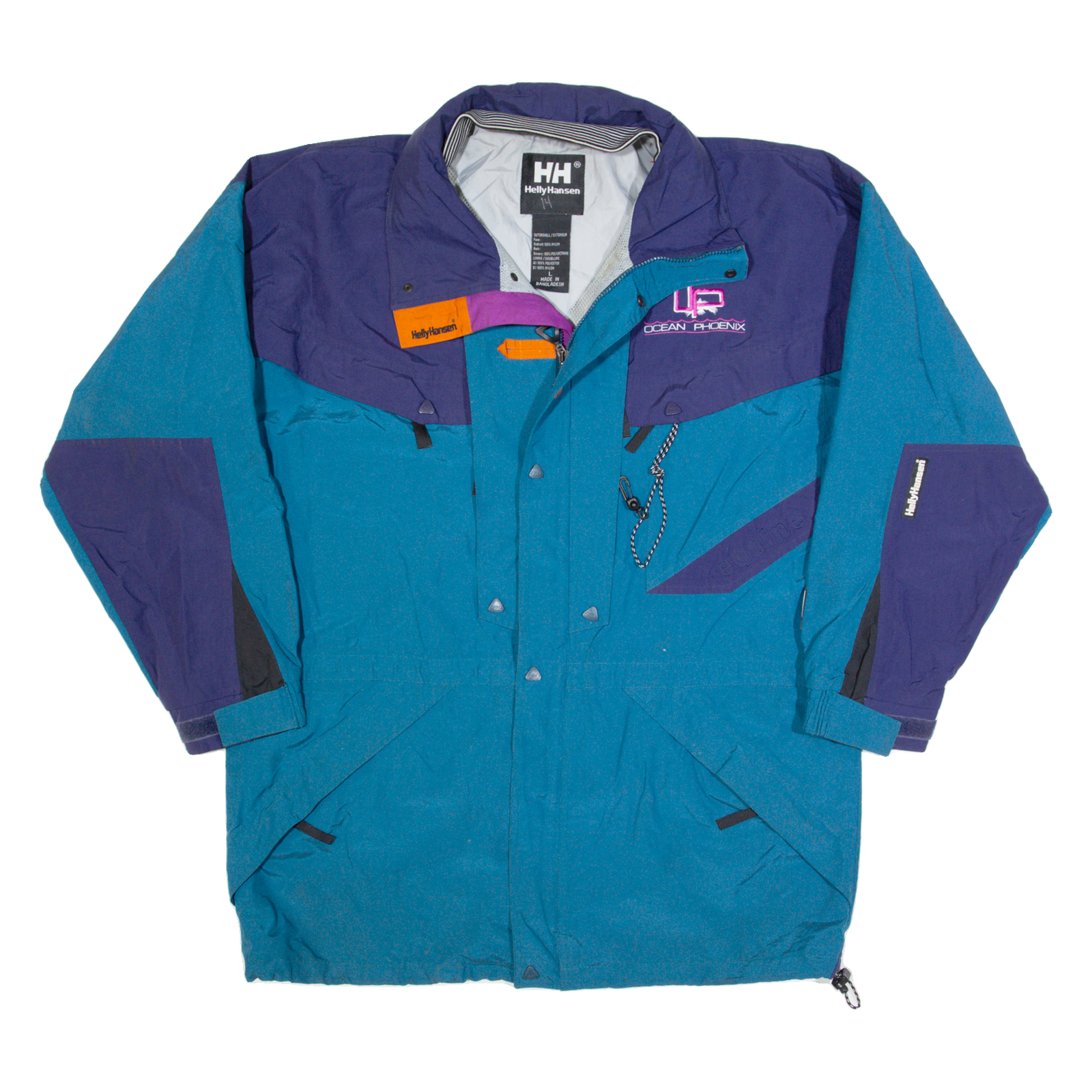 HELLY HANSEN Mens Rain Jacket Blue L Refurbished - N/A refurbished available on Cerqular
