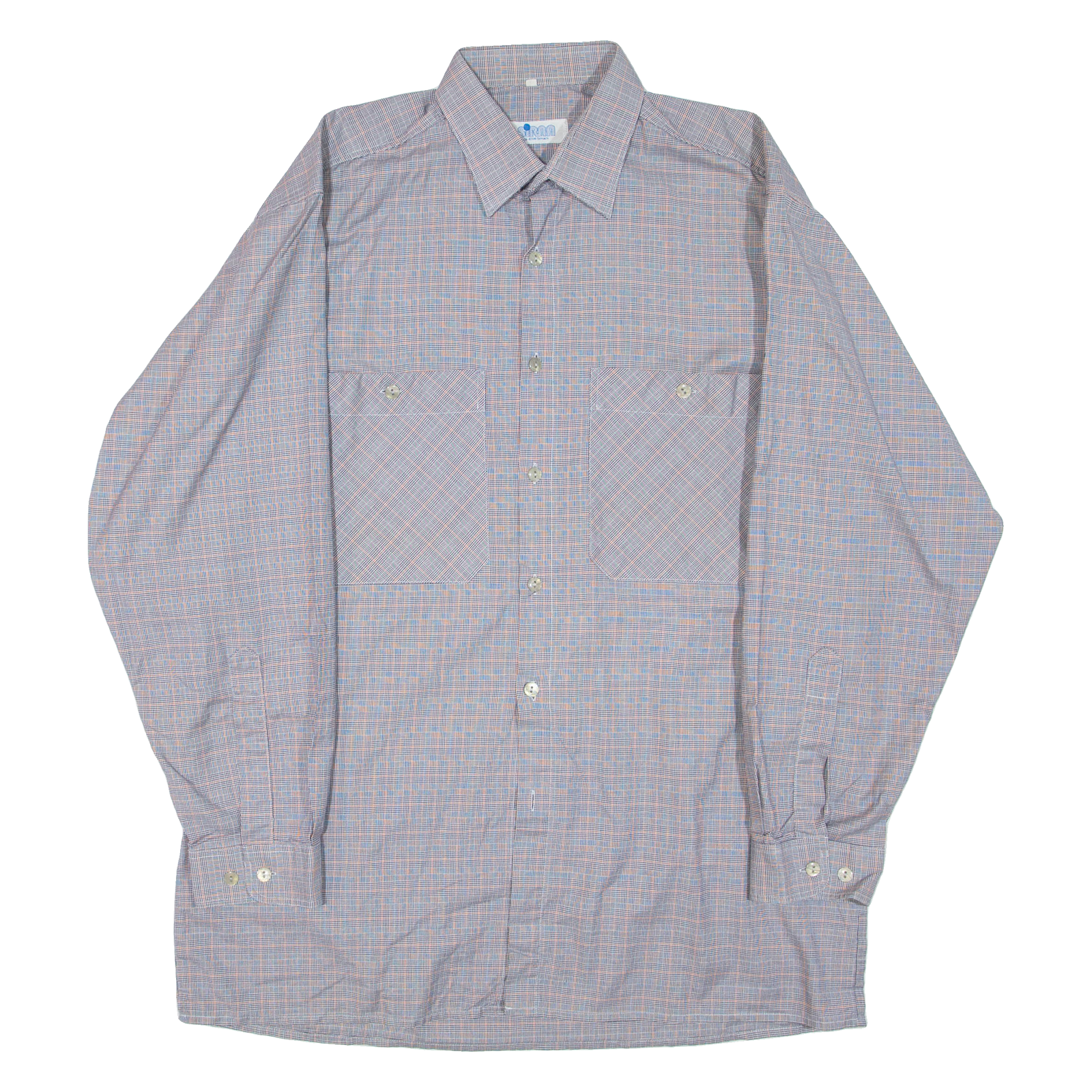 Mens Shirt Blue Check Long Sleeve XL Refurbished - N/A refurbished available on Cerqular