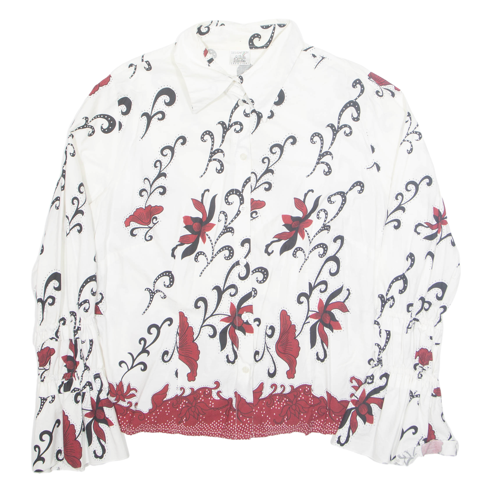 Buy ALBA MODA Womens Printed Shirt White Collared Long Sleeve Floral L Refurbished - $16.89 ALBA MODA Womens Printed Shirt White Collared Long Sleeve Floral L Refurbished - N/A refurbished available on Cerqular