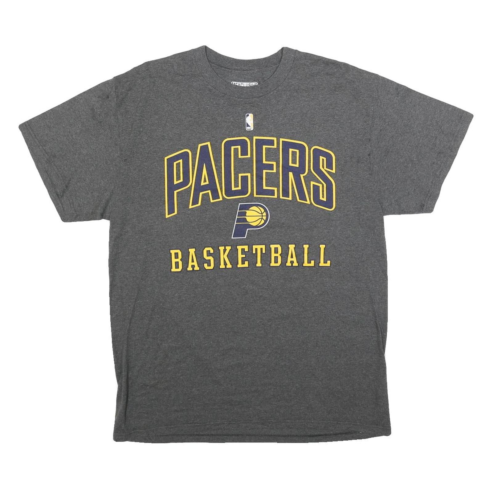 Buy NBA Mens Grey Pacers George 24 Basketball Graphic T-Shirt L Short Sleeve Crew Refurbished - $33.79 NBA Mens Grey Pacers George 24 Basketball Graphic T-Shirt L Short Sleeve Crew Refurbished - N/A refurbished available on Cerqular