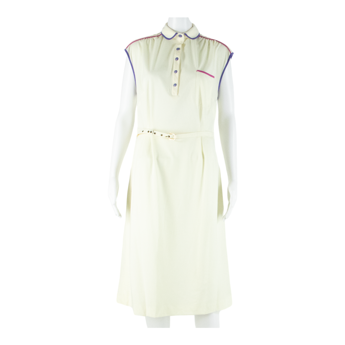 Womens Day Dress Beige Sleeveless Midi M Refurbished - N/A refurbished available on Cerqular