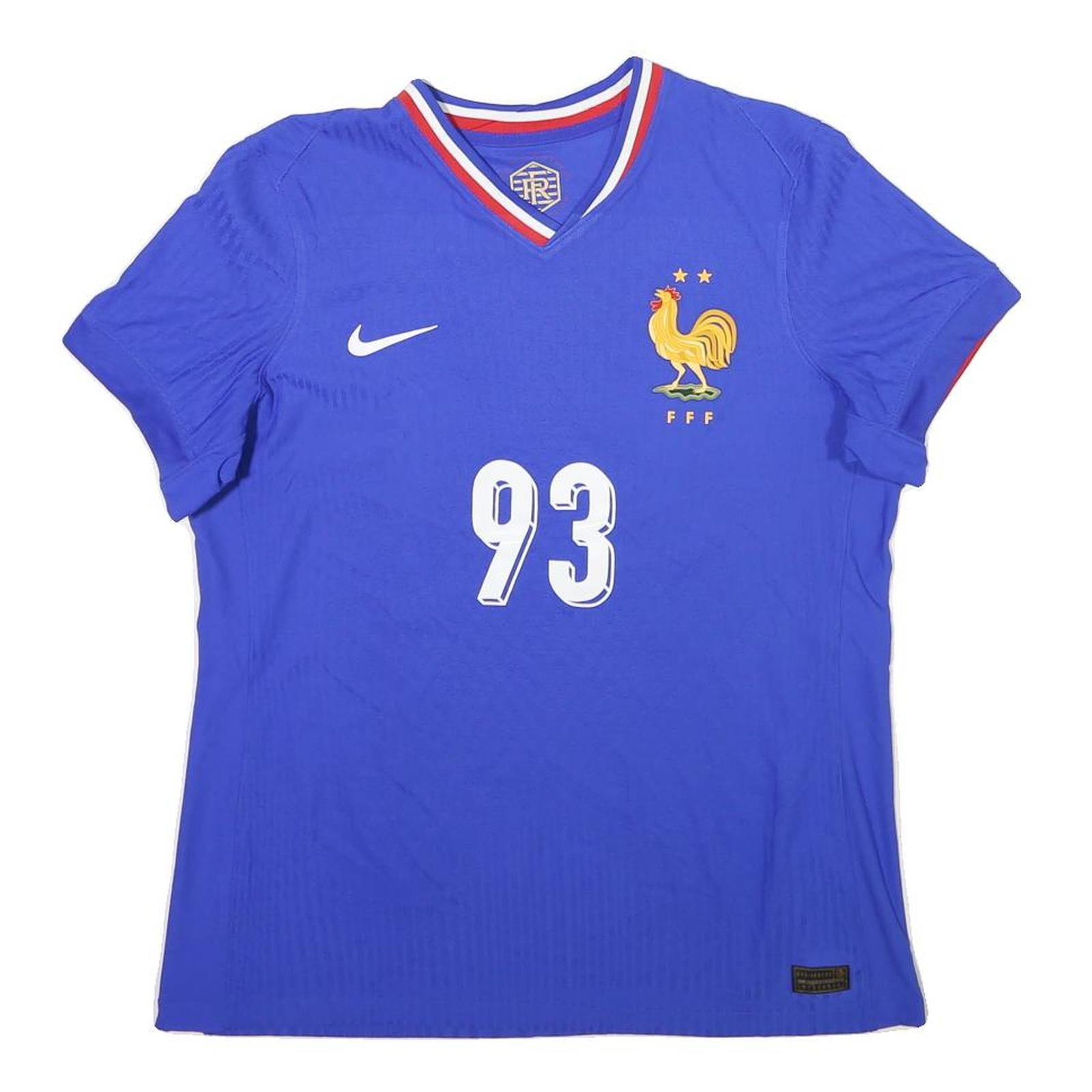 Buy NIKE Mens Blue Football Shirt L Short Sleeve V-Neck 93 Genco Polyester Blend Refurbished - $38.99 NIKE Mens Blue Football Shirt L Short Sleeve V-Neck 93 Genco Polyester Blend Refurbished - N/A refurbished available on Cerqular