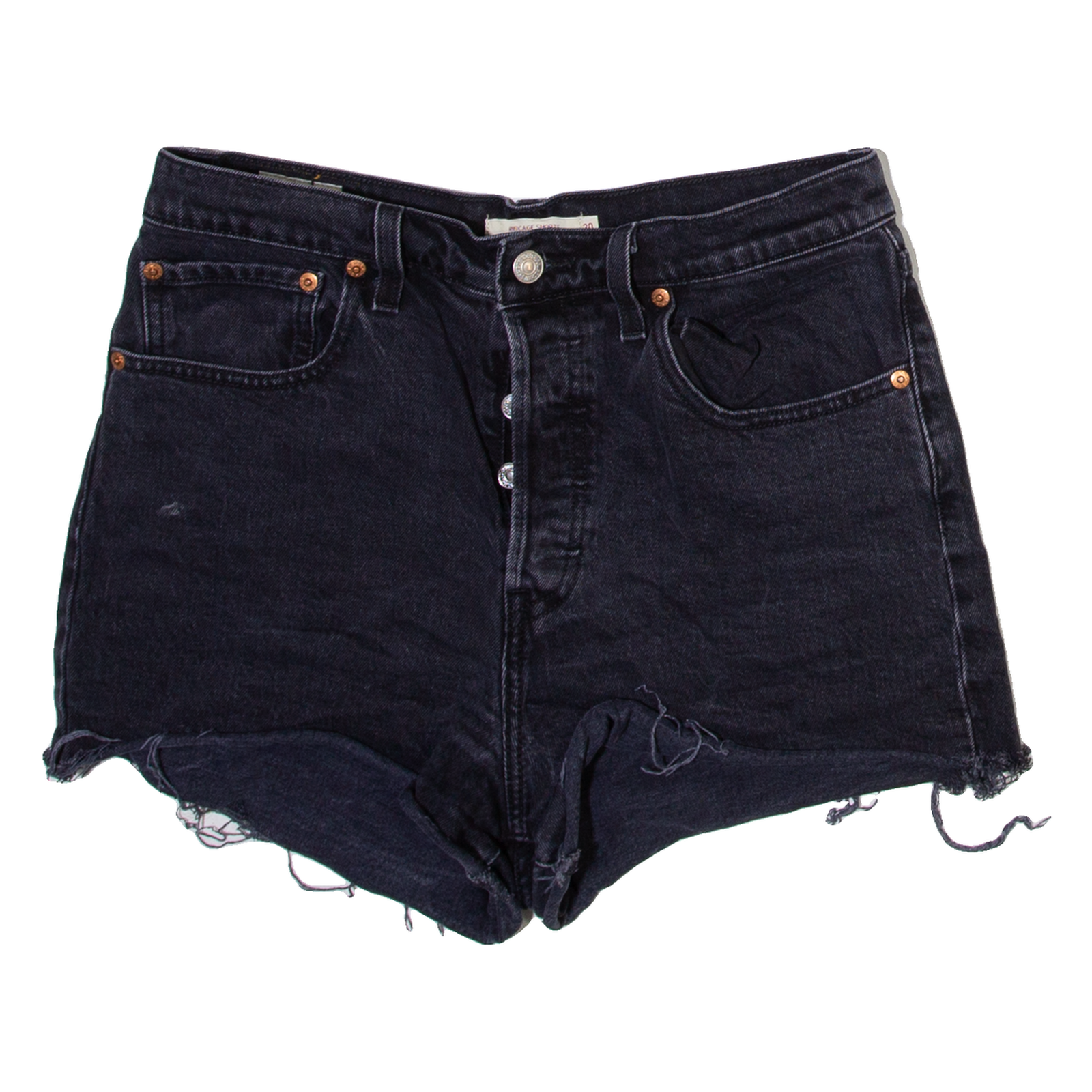 LEVI'S Big E Womens Denim Shorts Grey S W28 Refurbished - N/A refurbished available on Cerqular