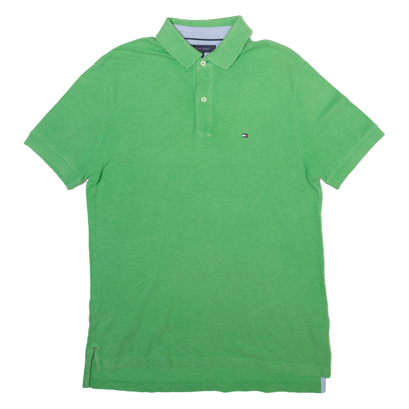TOMMY HILFIGER Mens Polo Shirt Green M Refurbished - N/A refurbished available on Cerqular
