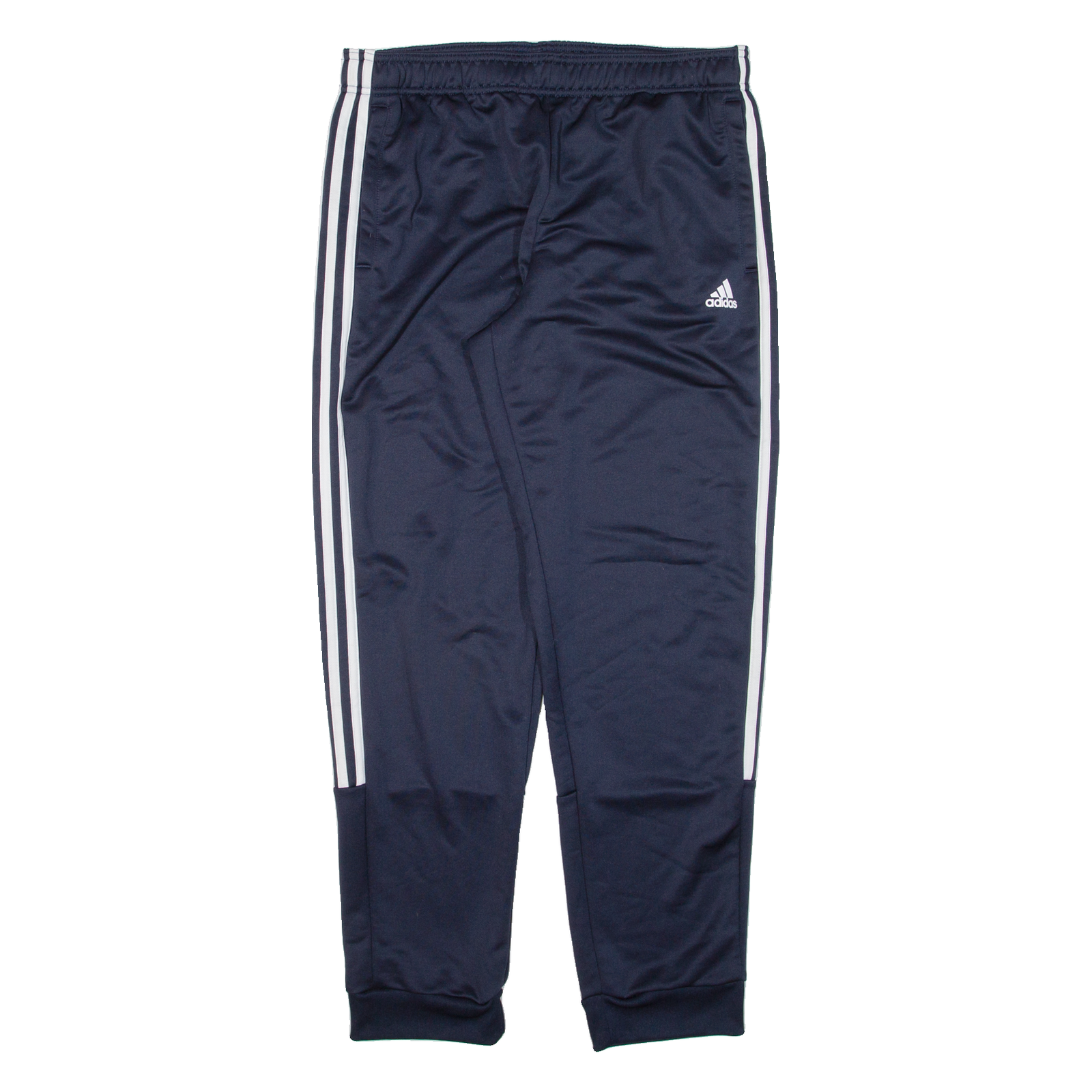 ADIDAS Mens Track Pants Blue Tapered L W32 L30 Refurbished - N/A refurbished available on Cerqular