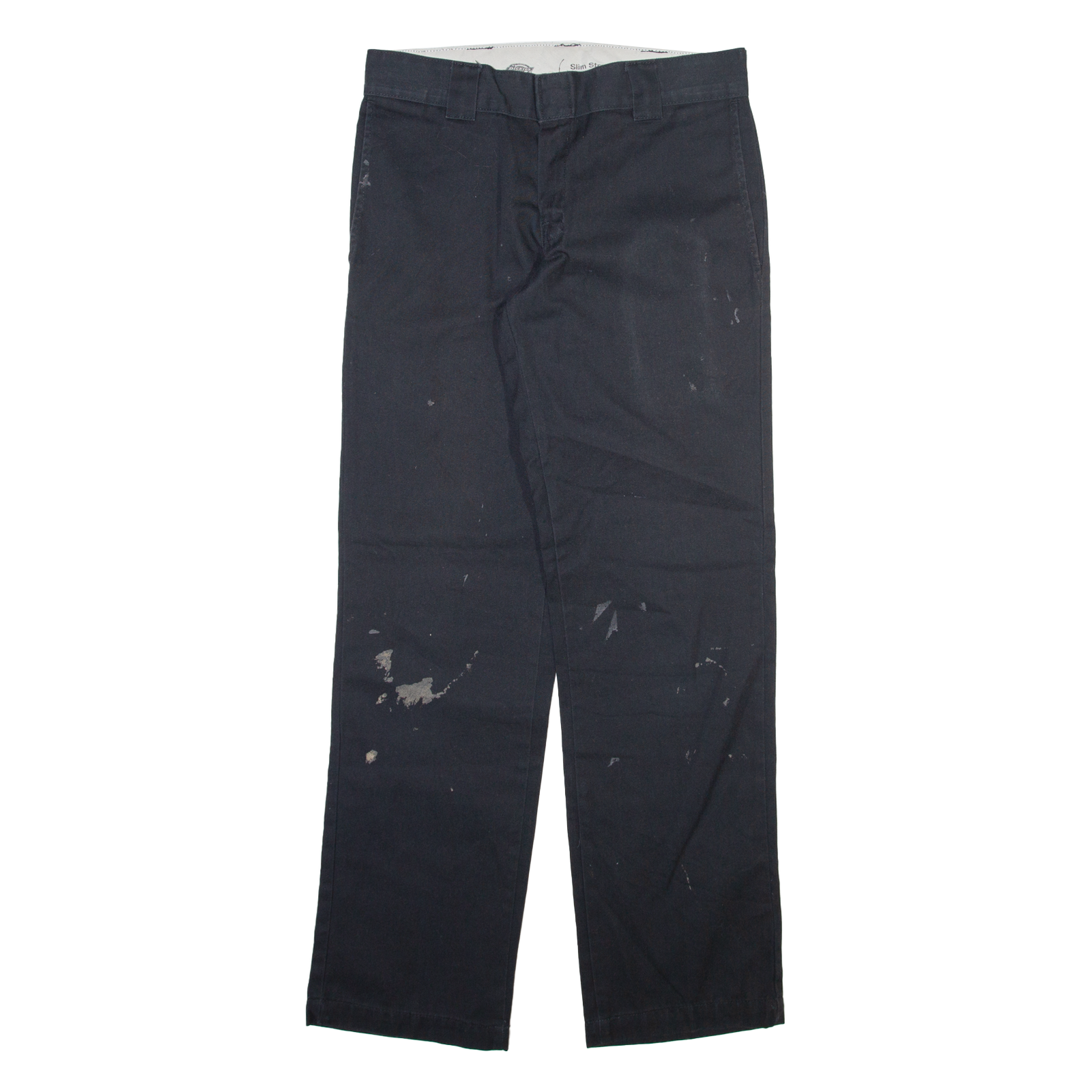DICKIES Mens Trousers Black Slim Straight W30 L32 Refurbished - N/A refurbished available on Cerqular