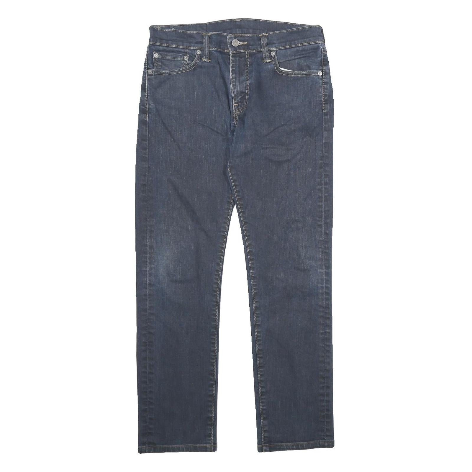 LEVI'S 511 Mens Slim Blue Denim Medium W30 L32 Stretch Cotton Blend Zip Jeans Refurbished - N/A refurbished available on Cerqular