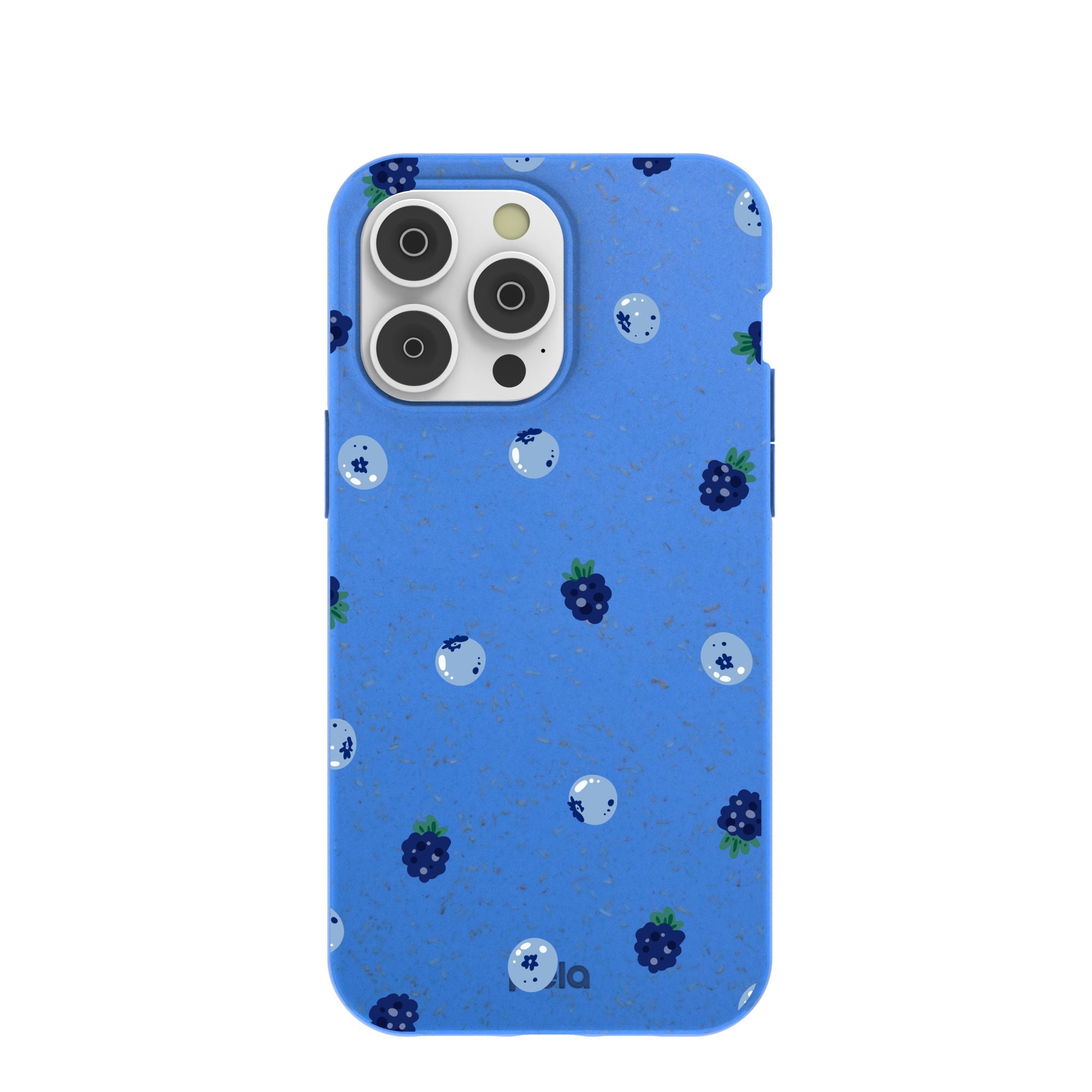 Electric Blue Black and Blue iPhone 14 Pro Max Case Refurbished - Pela Case refurbished available on Cerqular