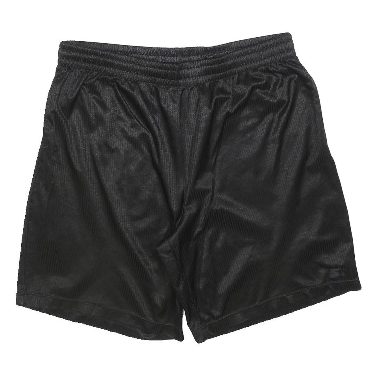 STARTER Mens Black Sports Shorts L W36 Polyester Athletic Basketball Refurbished - N/A refurbished available on Cerqular