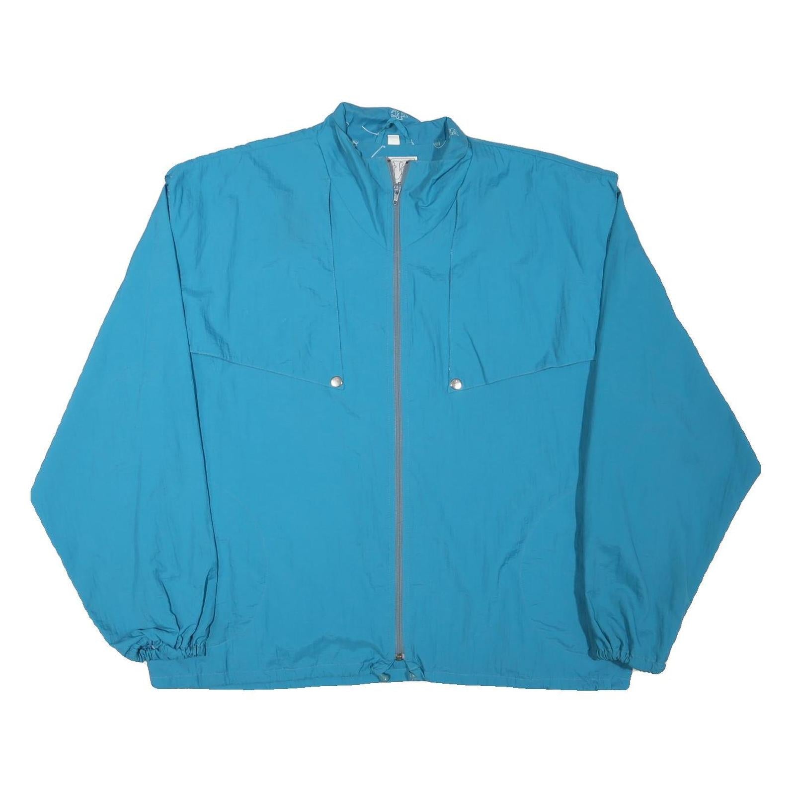 VVC Mens Blue Jacket L Polyester Blend Plain Zip Lightweight Casual Refurbished - N/A refurbished available on Cerqular