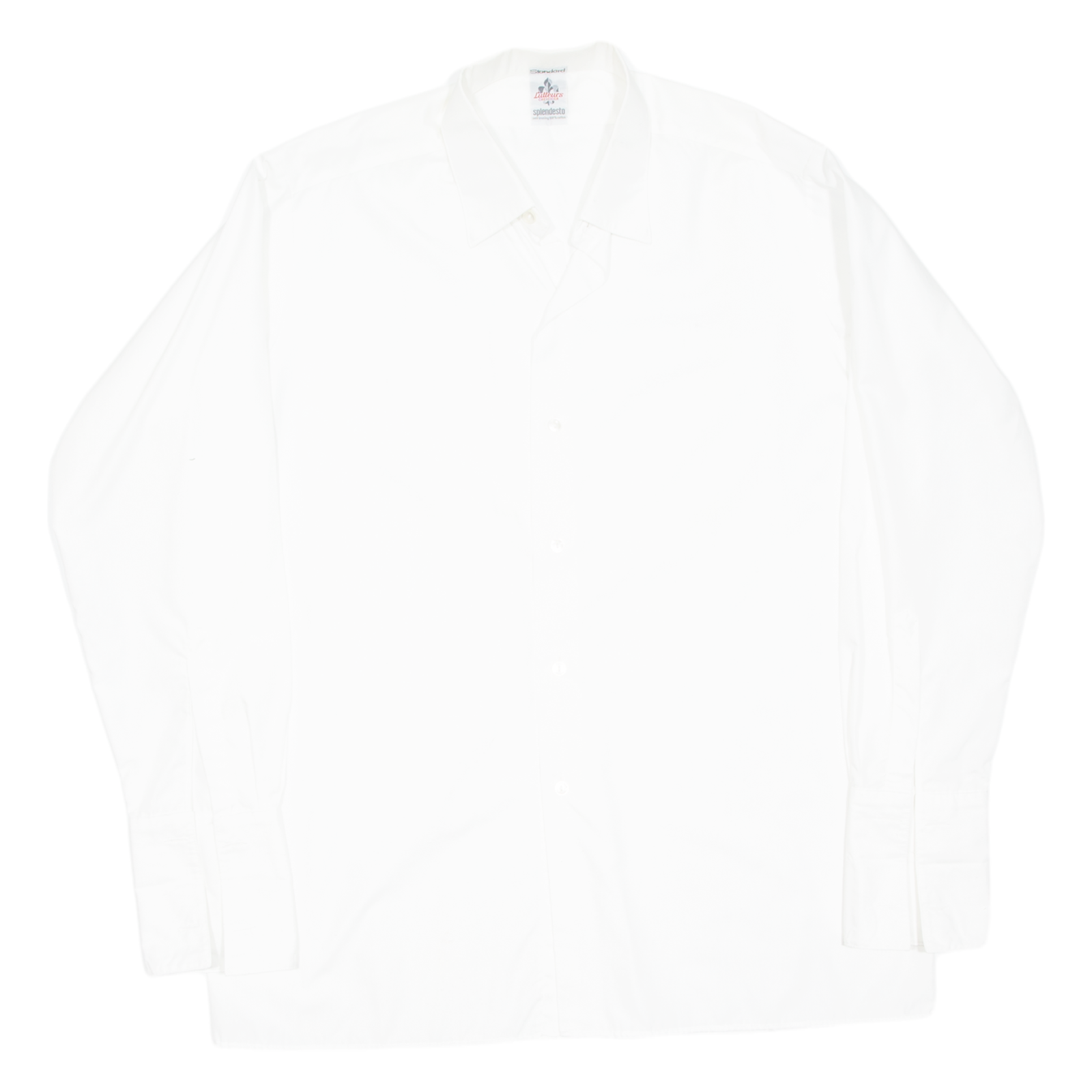 LUTTEURS CHEMISIER Mens Formal Shirt White Long Sleeve XL Refurbished - N/A refurbished available on Cerqular