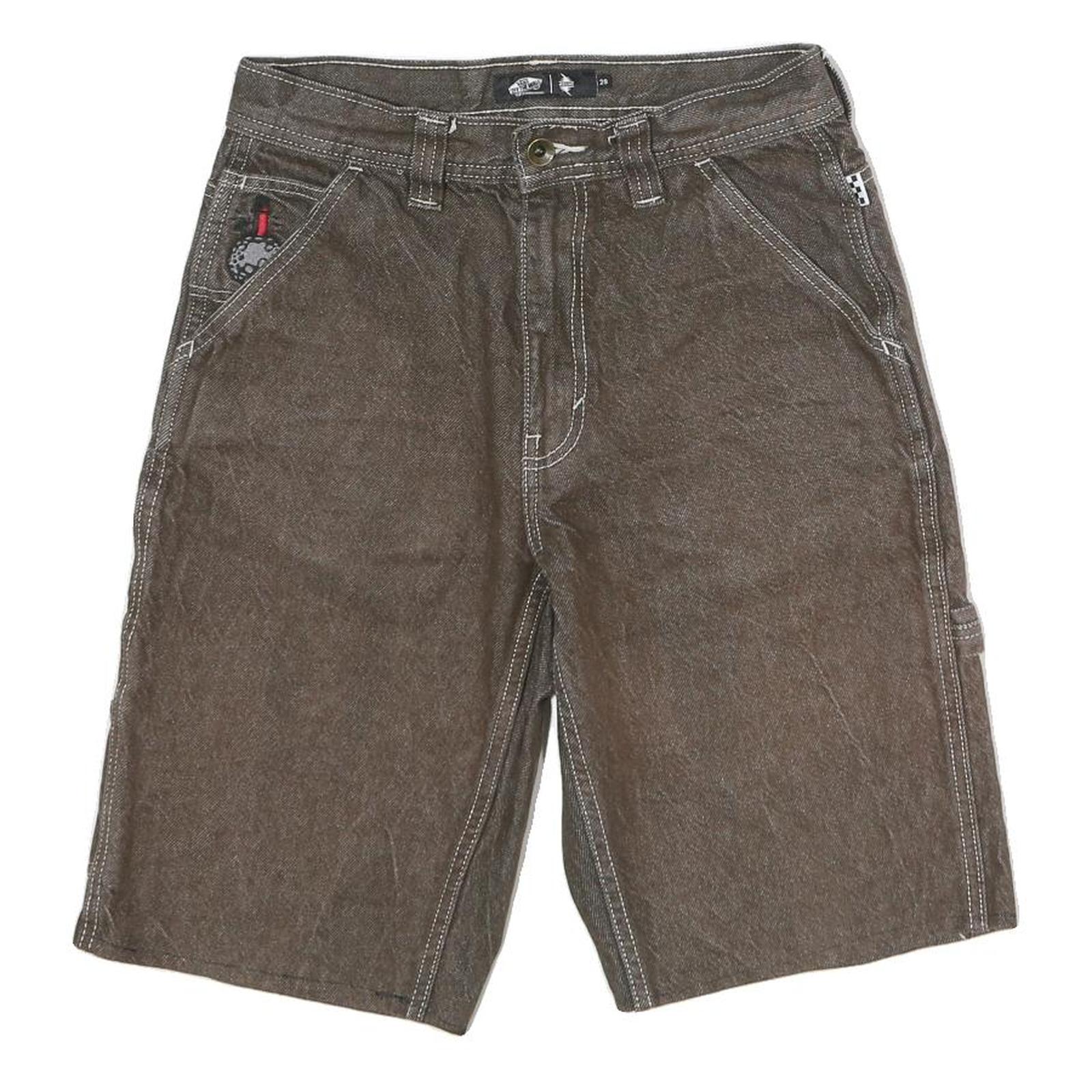 VANS Mens Brown Casual Shorts M W28 Cotton Workwear Pockets Refurbished - N/A refurbished available on Cerqular