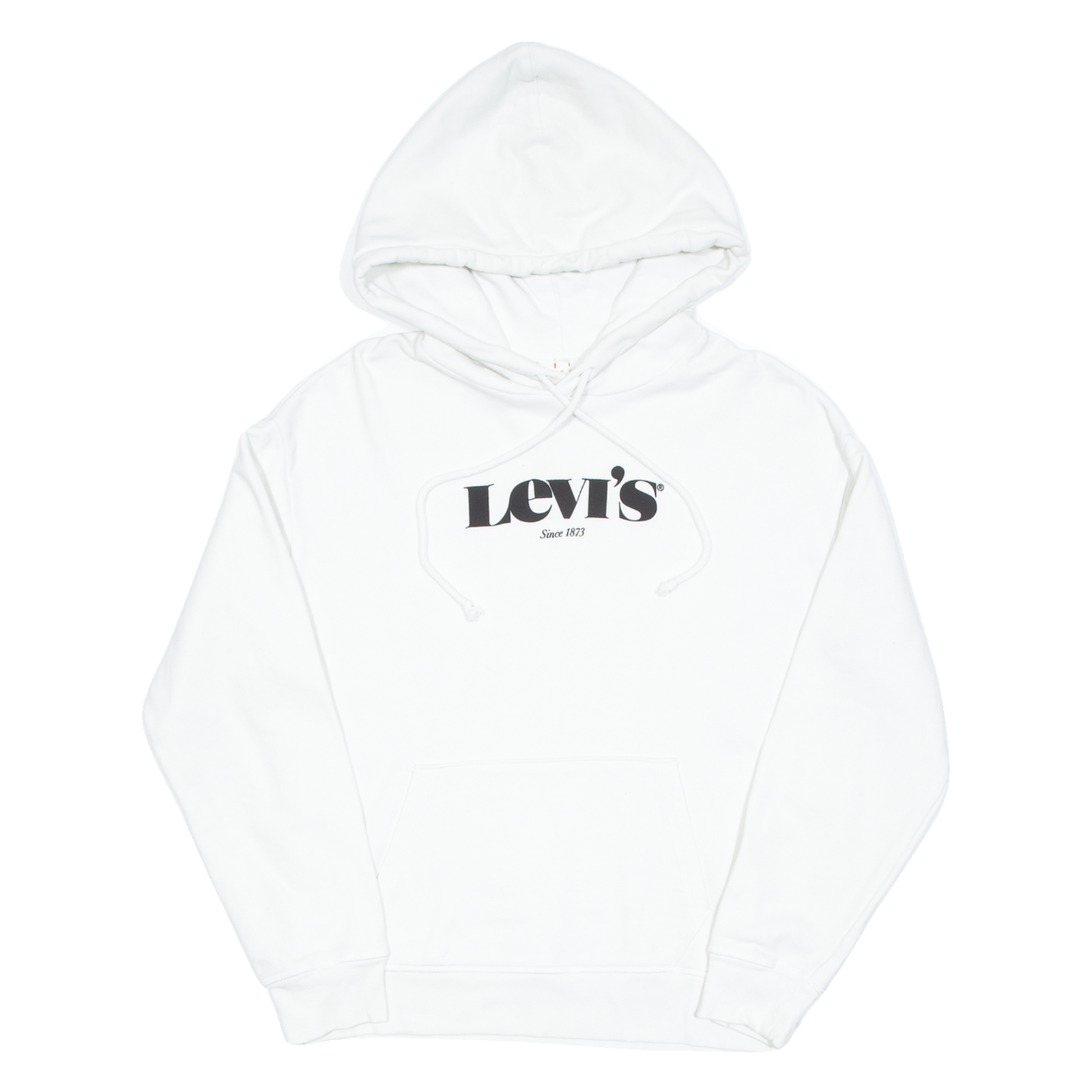 LEVI'S Mens White Hoodie S Refurbished - N/A refurbished available on Cerqular