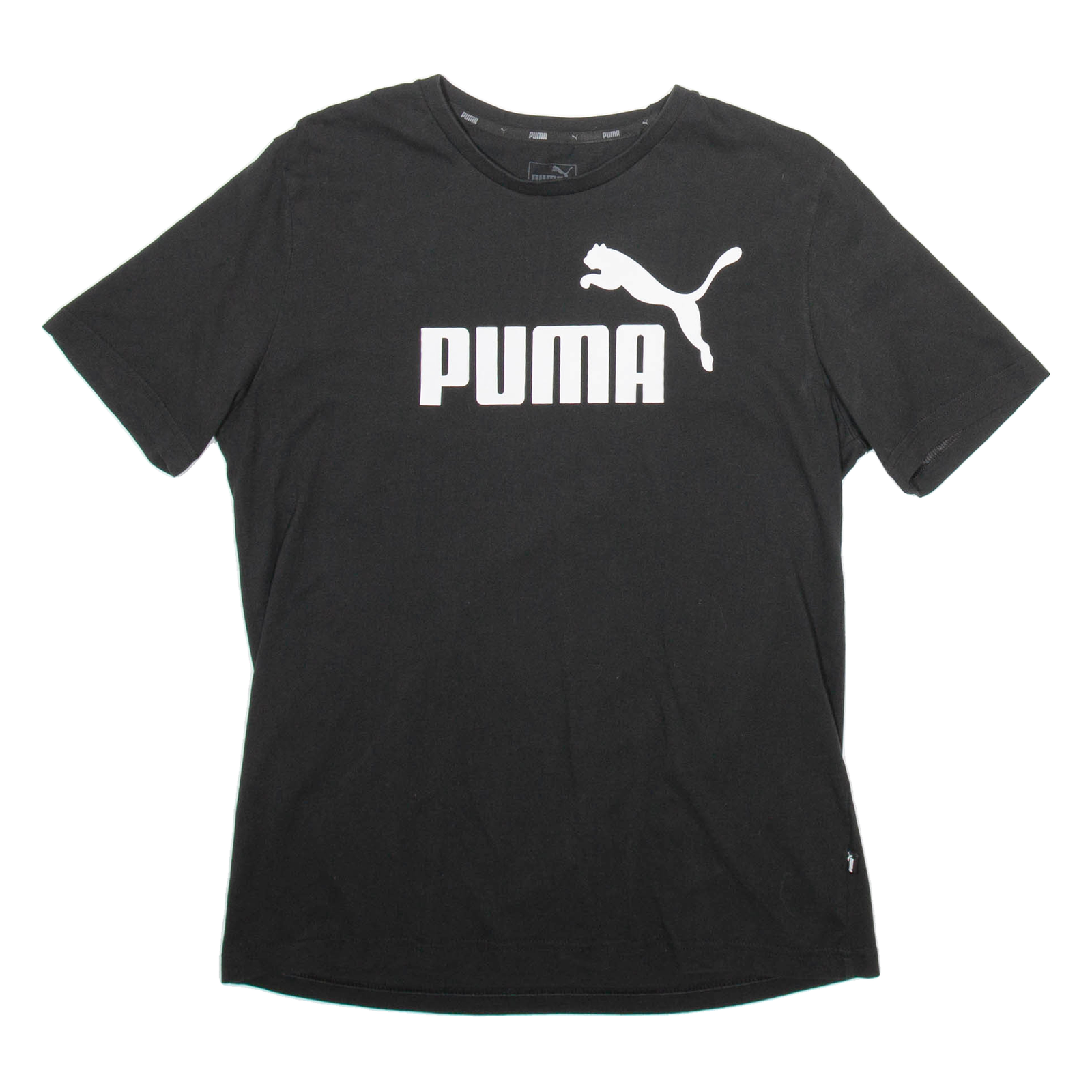 PUMA Mens T-Shirt Black M Refurbished - N/A refurbished available on Cerqular