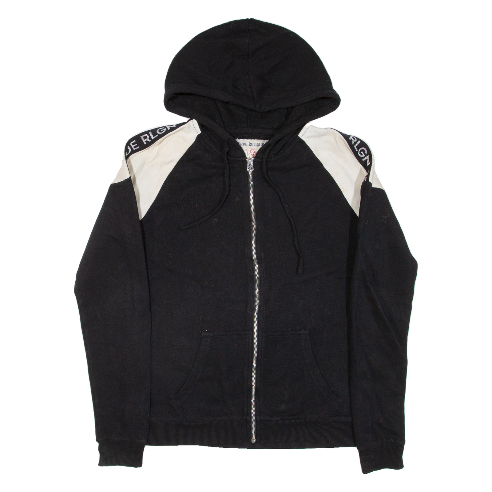 TRUE RELIGION Womens Black Hoodie Full Zip M Refurbished - N/A refurbished available on Cerqular