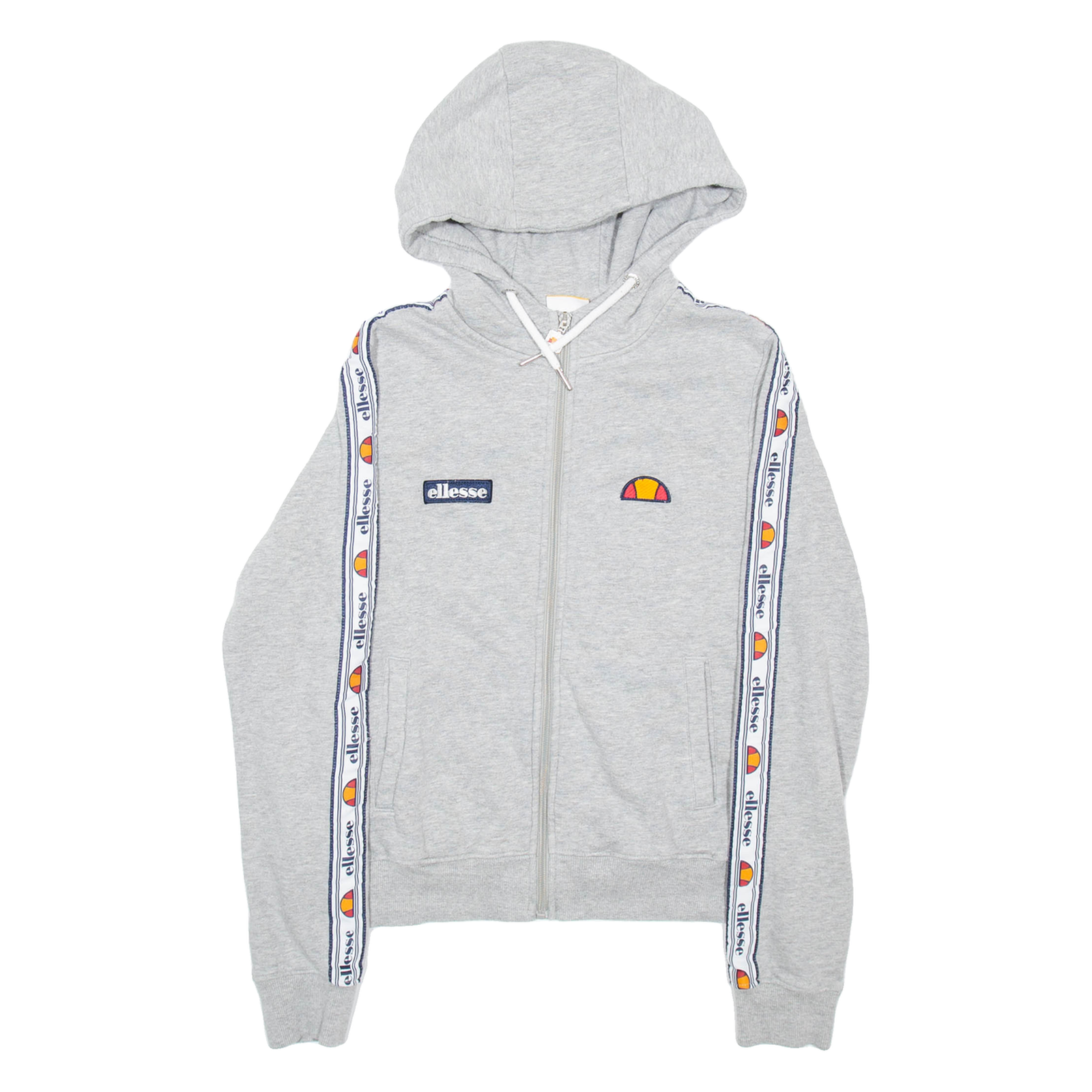 ELLESSE Womens Grey Hoodie Full Zip UK 12 Refurbished - N/A refurbished available on Cerqular
